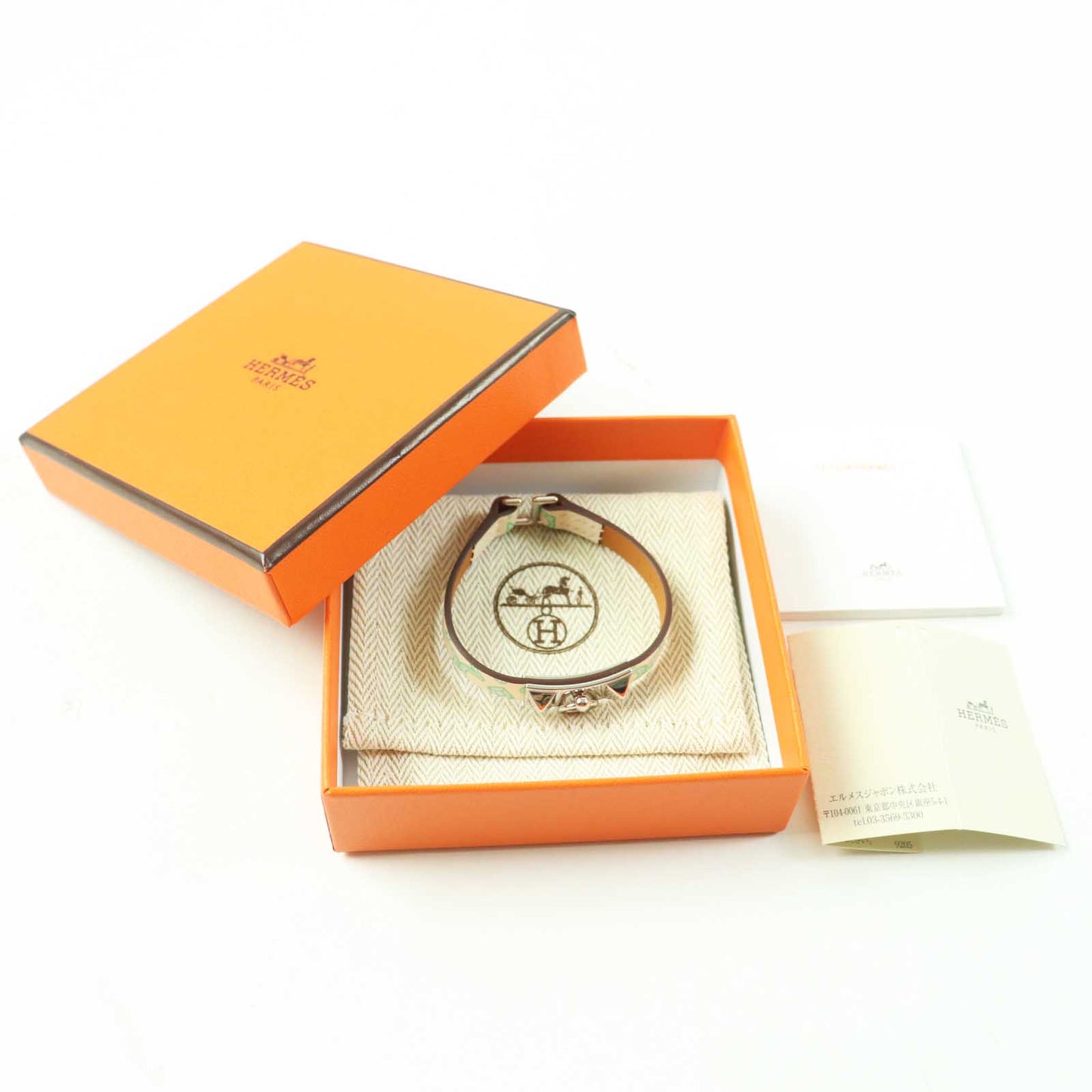HERMES bracelet Main: Leather Multi reval mini Women