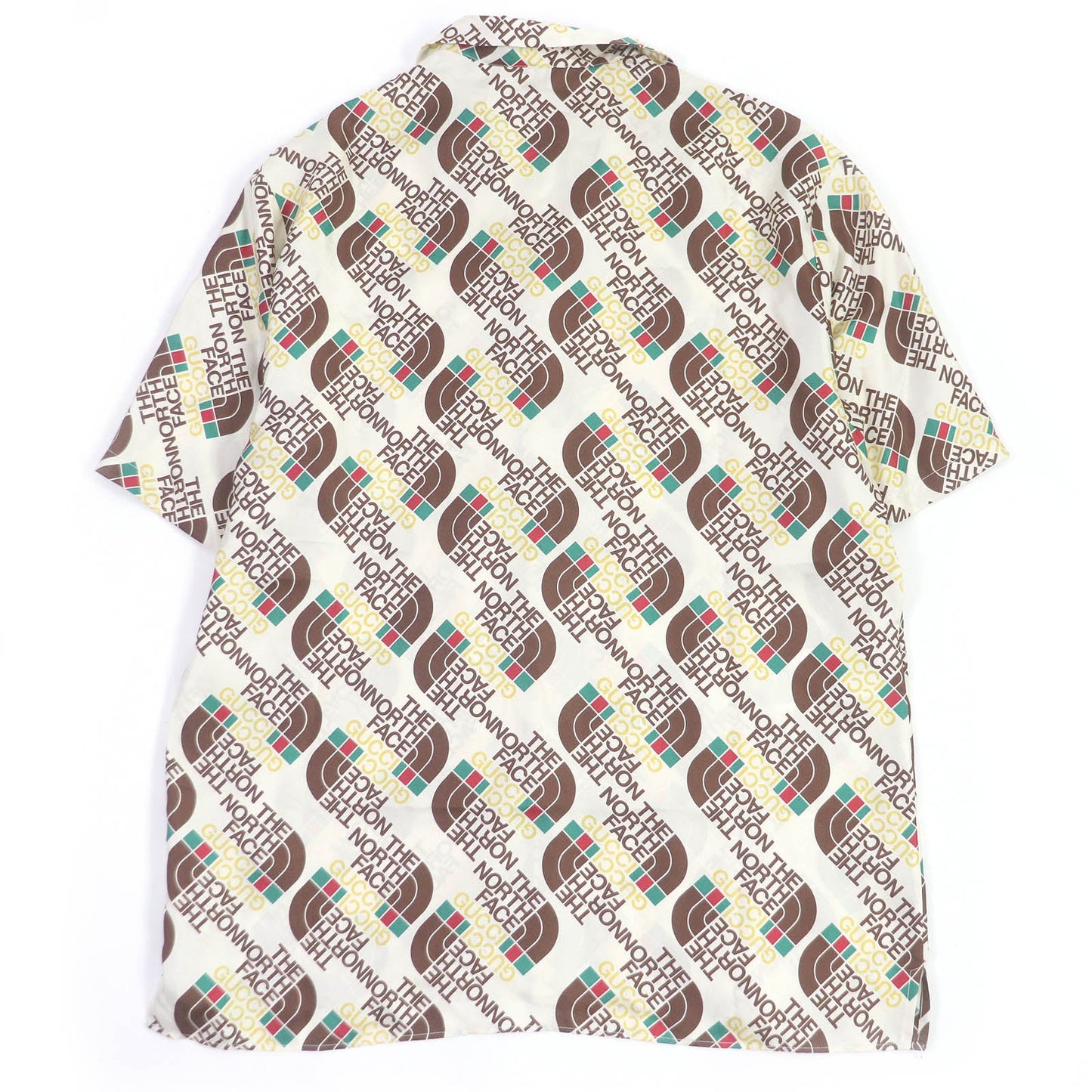 GUCCI Short sleeve shirt 654766 Main: 100% silk Ivory mens 44