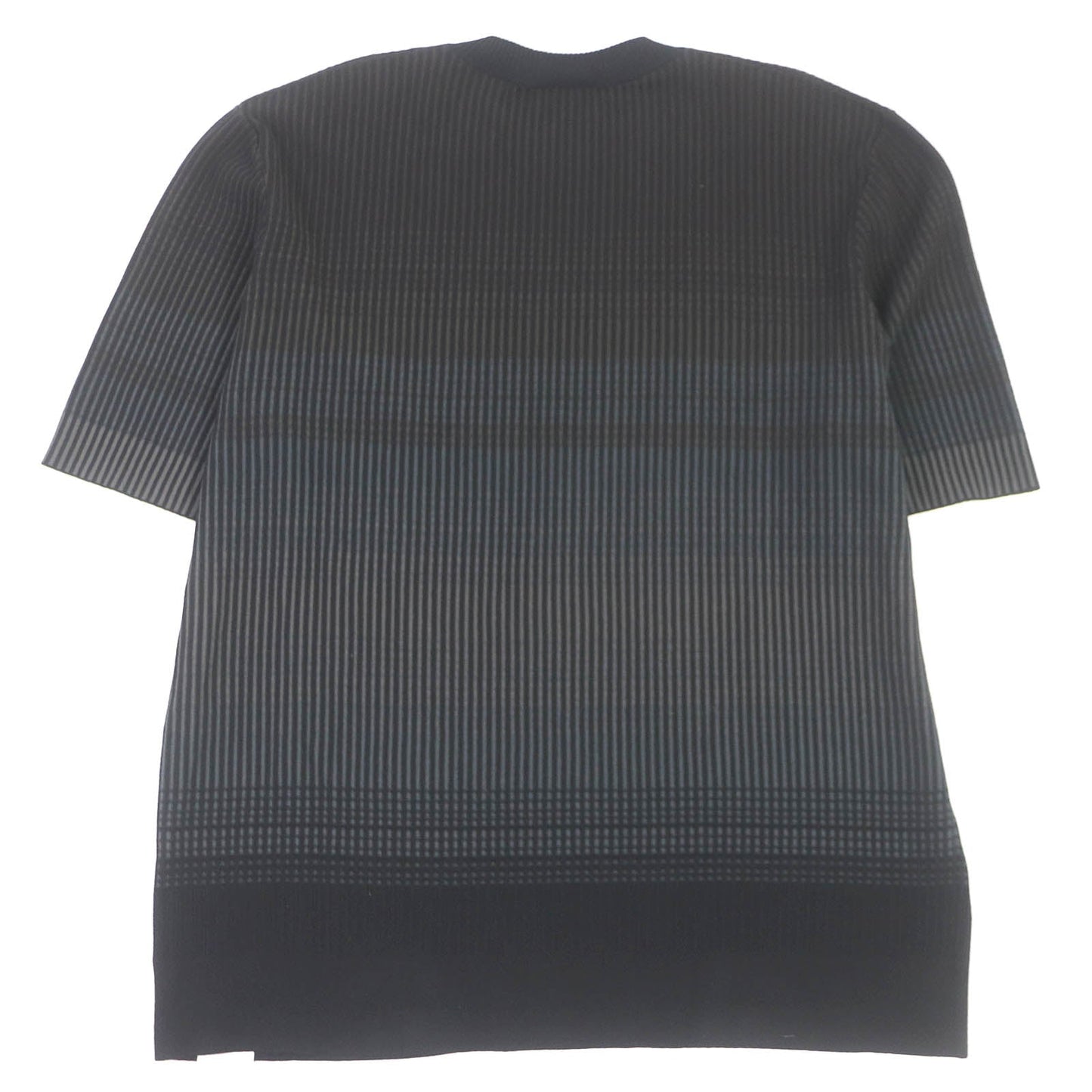 HERMES Short sleeve knit Main: 100% cotton Black type mens XXL