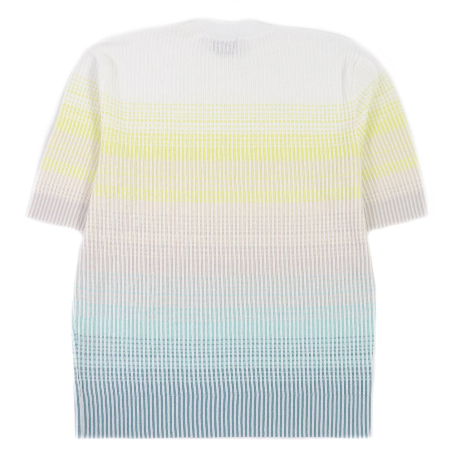 HERMES Short sleeve knit Main: 100% cotton White type mens XS
