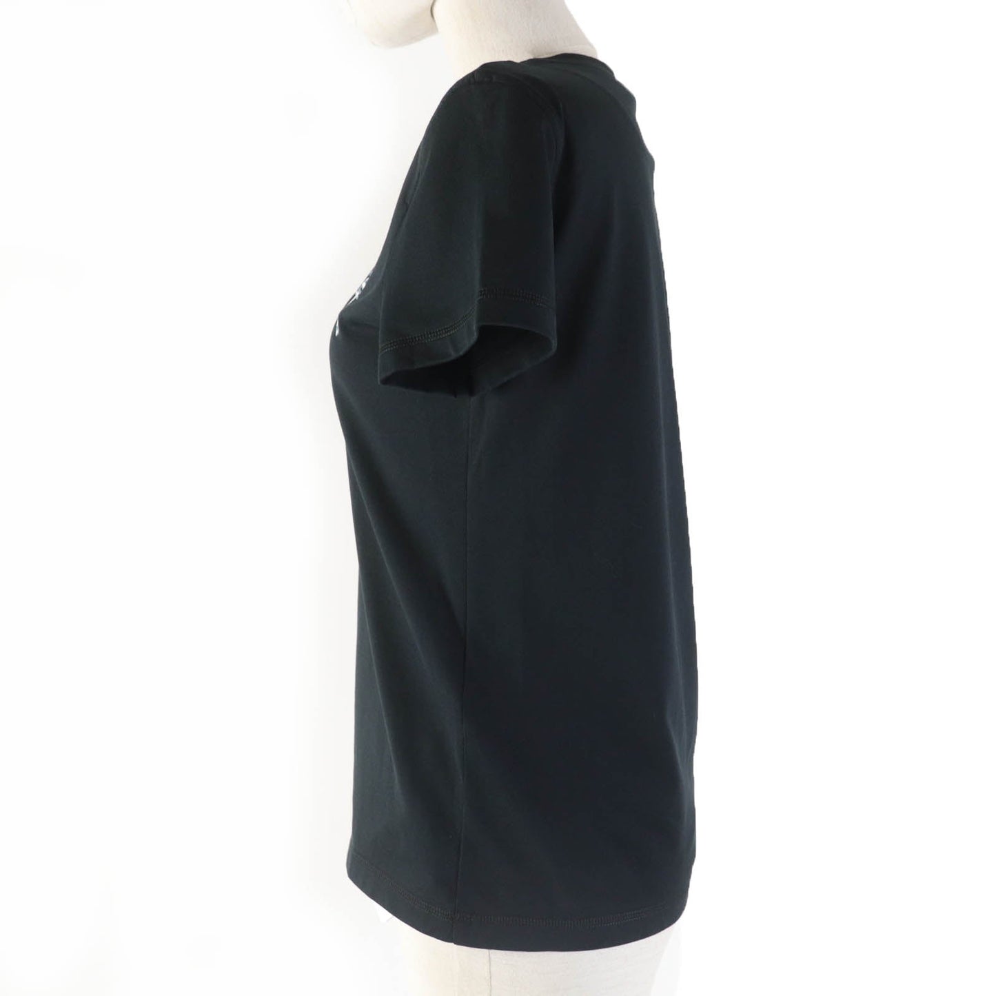 HERMES Short sleeve T-shirt 4H4642DA Main: 100% cotton, part: 98% cotton, part: 2% polyurethane black Women 34