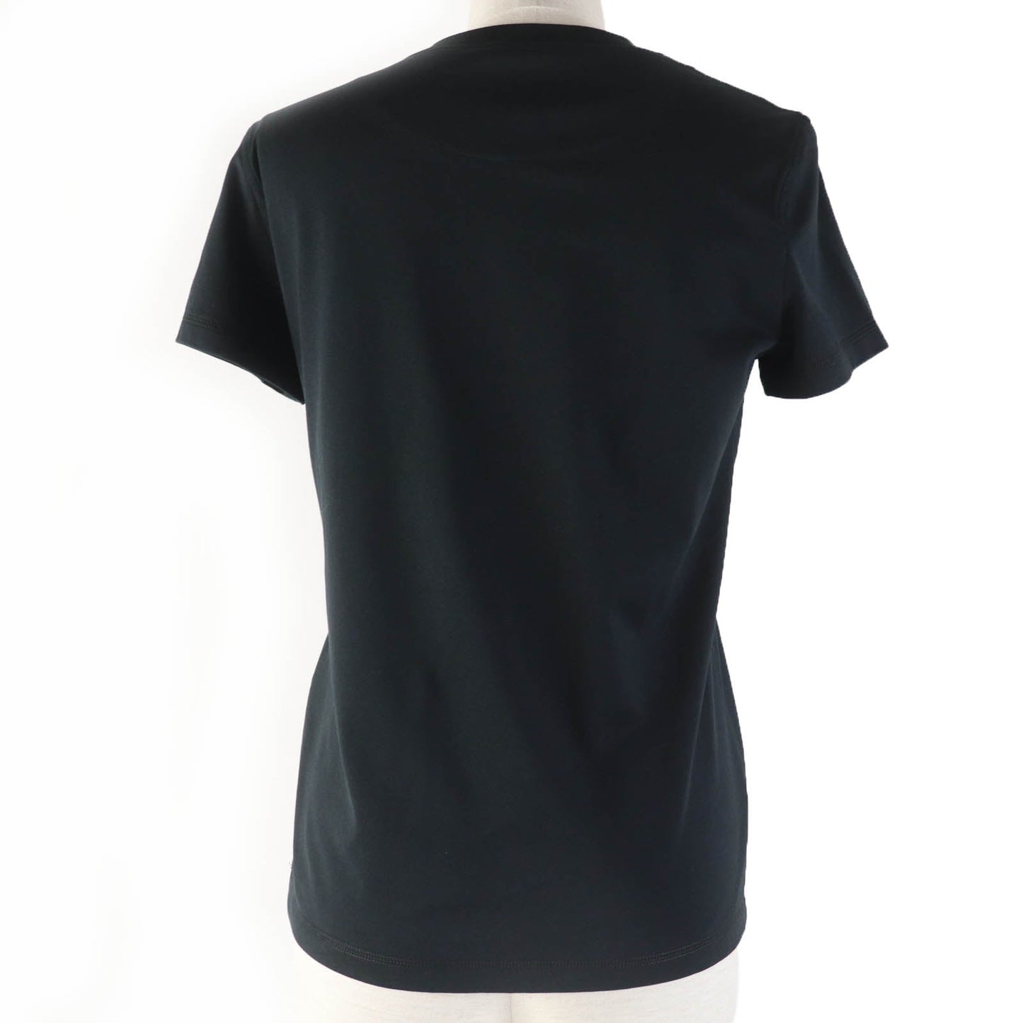 HERMES Short sleeve T-shirt 4H4642DA Main: 100% cotton, part: 98% cotton, part: 2% polyurethane black Women 34