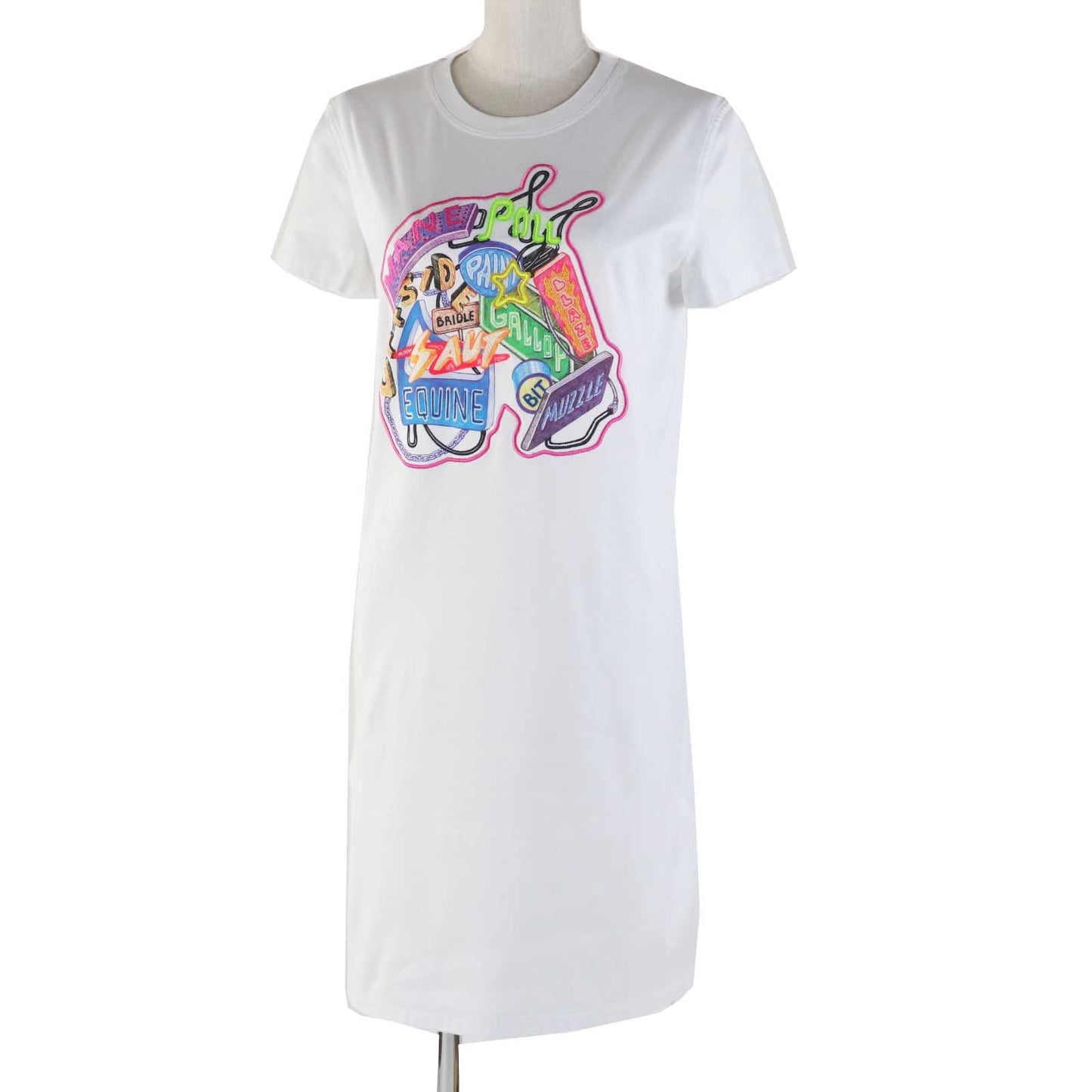 HERMES one piece 3E4507DH Main: 100% cotton, Part: 100% cotton, Part: 100% polyester White mulch Women 34