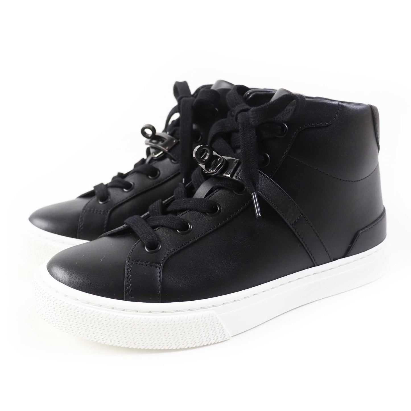 HERMES High cut sneakers RG222183Z Main: Leather black Daydream Women 36
