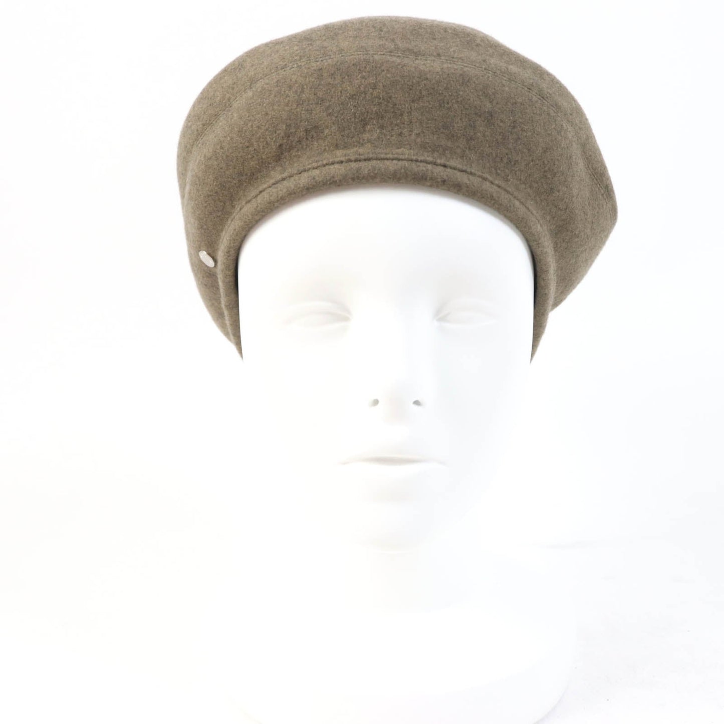 HERMES beret Main: 100% cashmere, Lining: 65% rayon, Lining: 35% silk, Inner decoration: 100% polyester Brown type Saint Honor Women 58