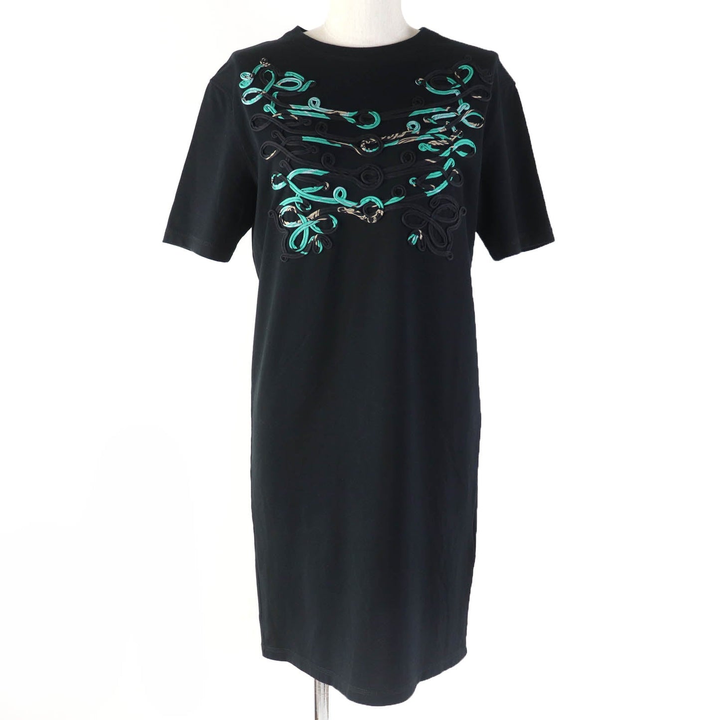 HERMES one piece Main: 100% cotton, Part: 100% cotton, Part: 100% silk black Women 34