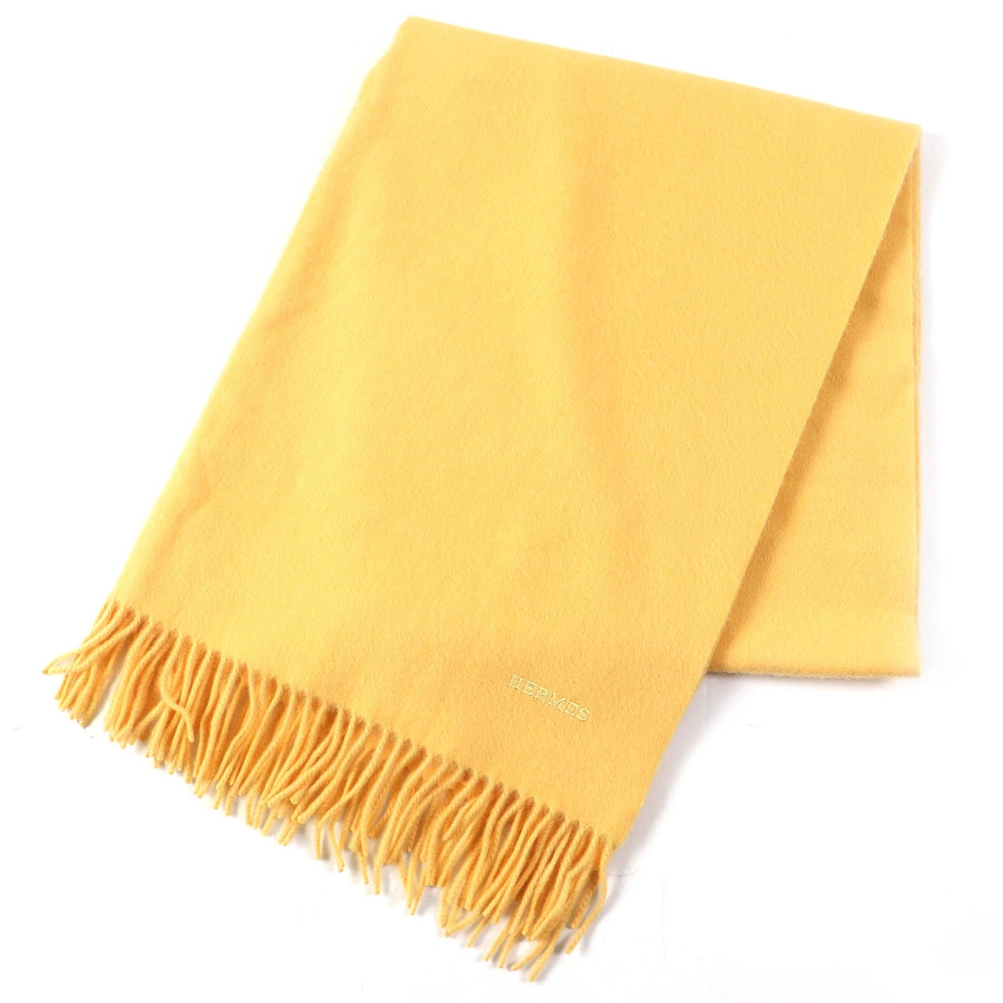 HERMES Stall Main: 100% cashmere yellow Women