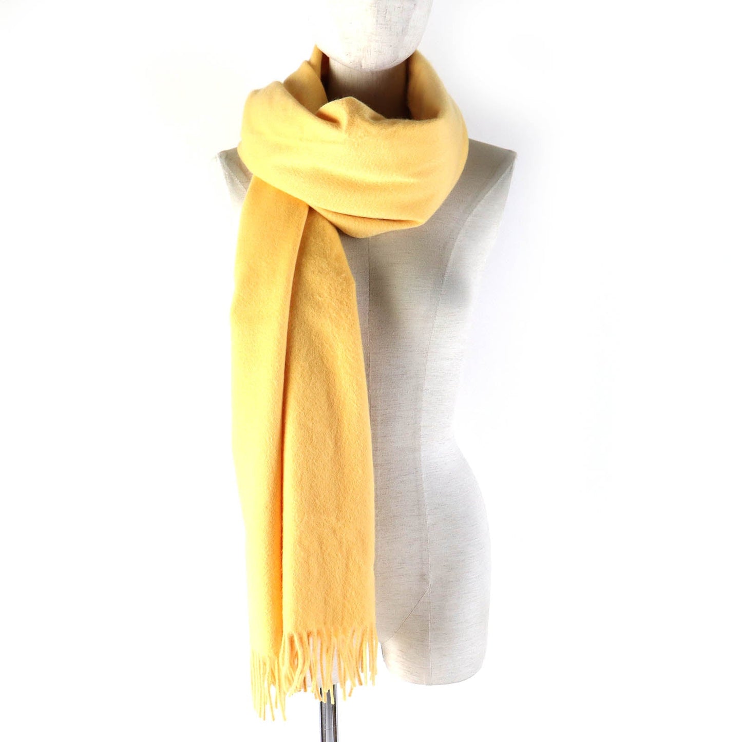 HERMES Stall Main: 100% cashmere yellow Women