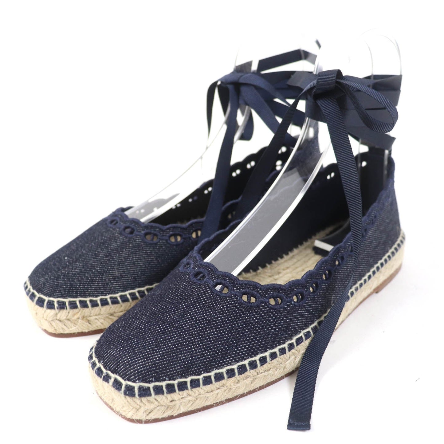 HERMES Slip-on 231140Z Main: Denim Indigo Women 37