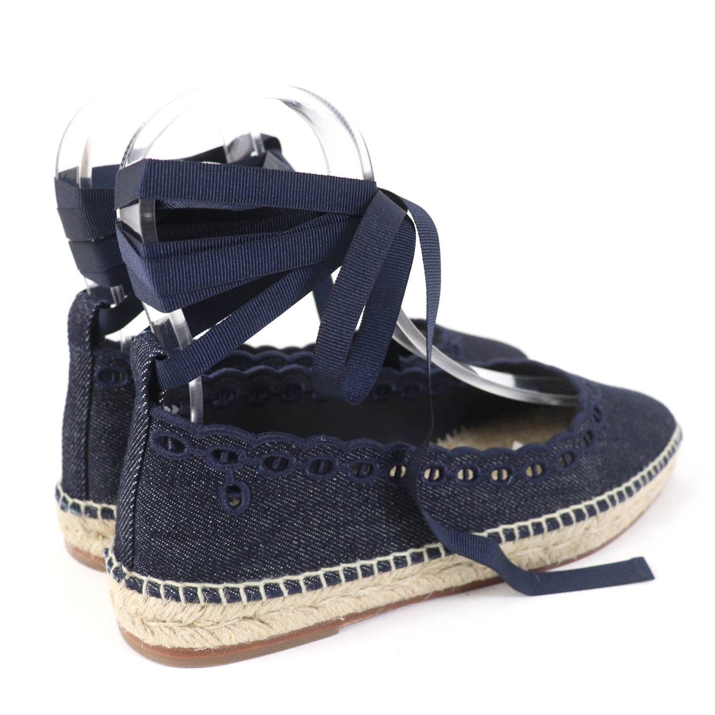 HERMES Slip-on 231140Z Main: Denim Indigo Women 37