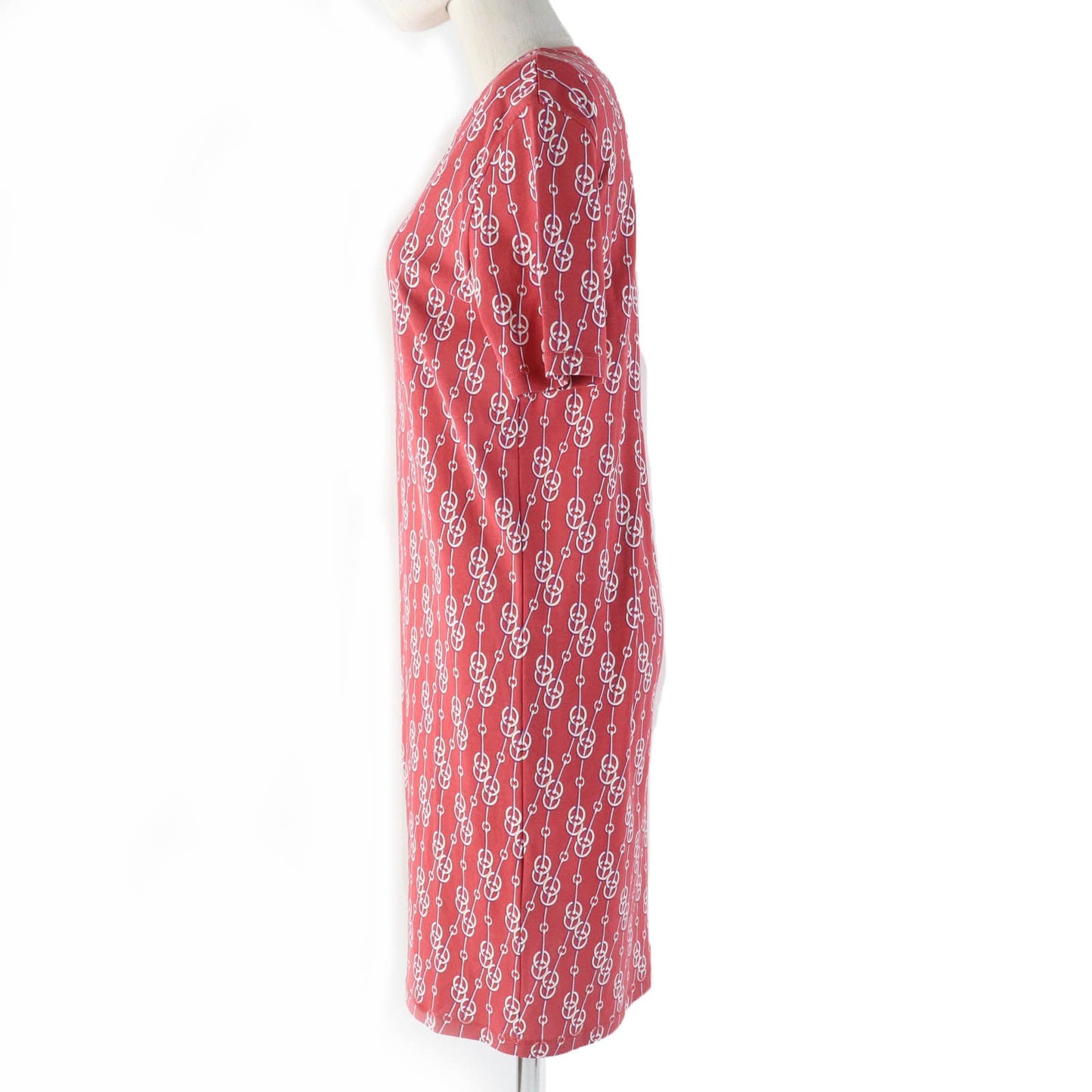 HERMES one piece 2E4501DG Main: 100% cotton, part: 97% cotton, part: 3% polyurethane Red type Women 34