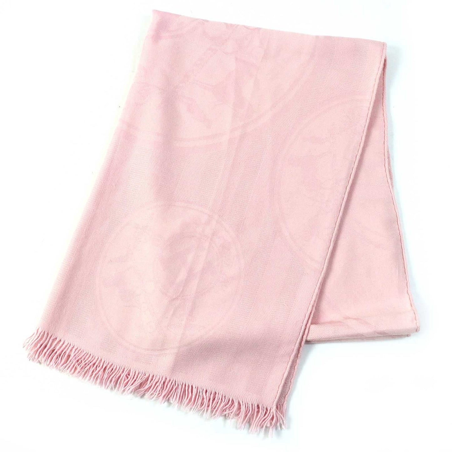 HERMES Stall H262494S Main: 85% cashmere, Main: 15% silk pink Women