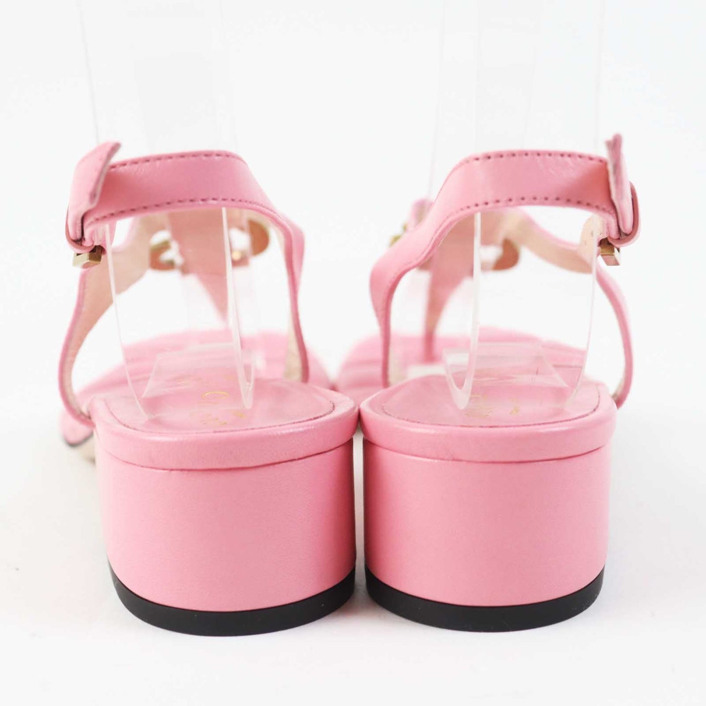 GUCCI Sandals 674840 Main: Leather pink Women 34 1/2