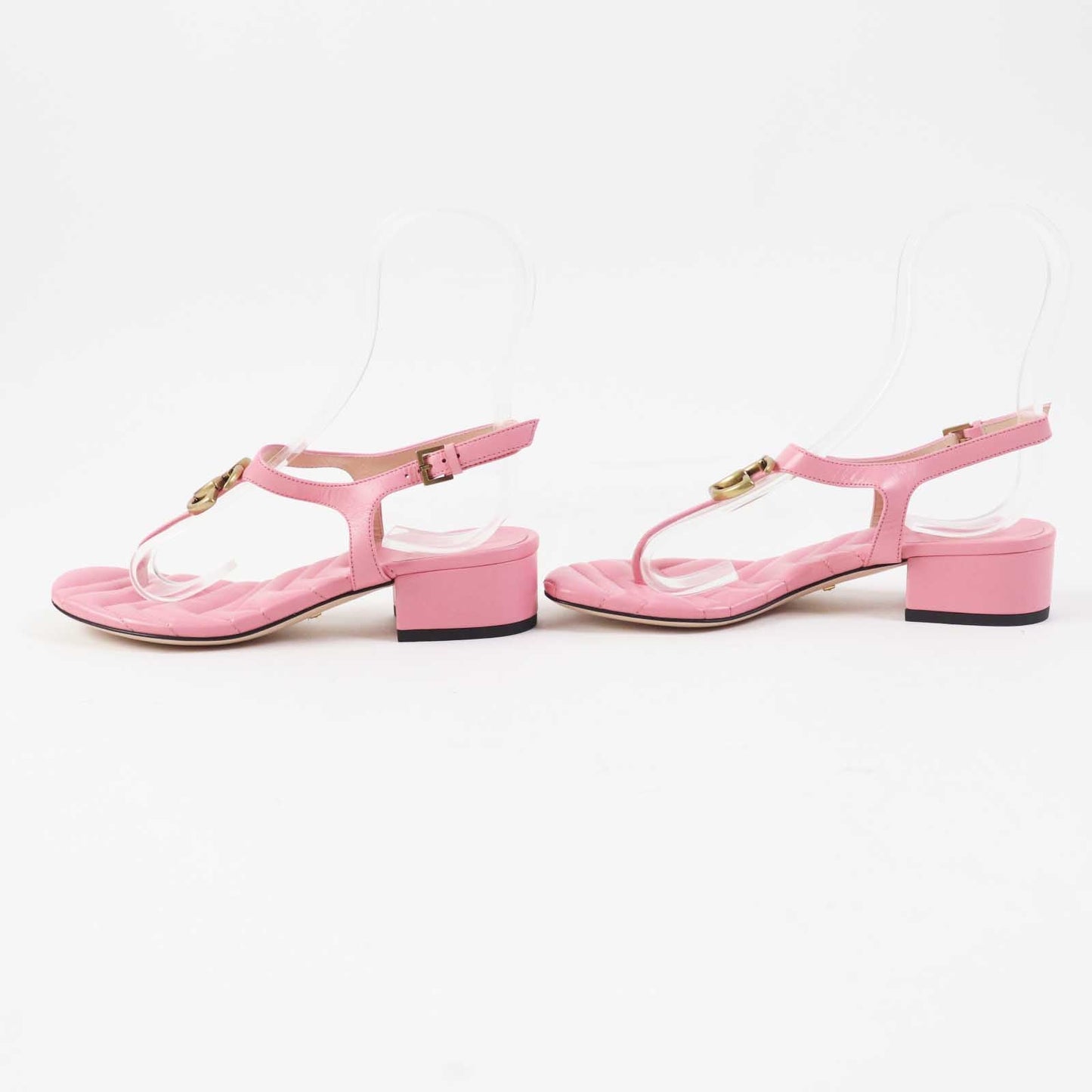 GUCCI Sandals 674840 Main: Leather pink Women 34 1/2
