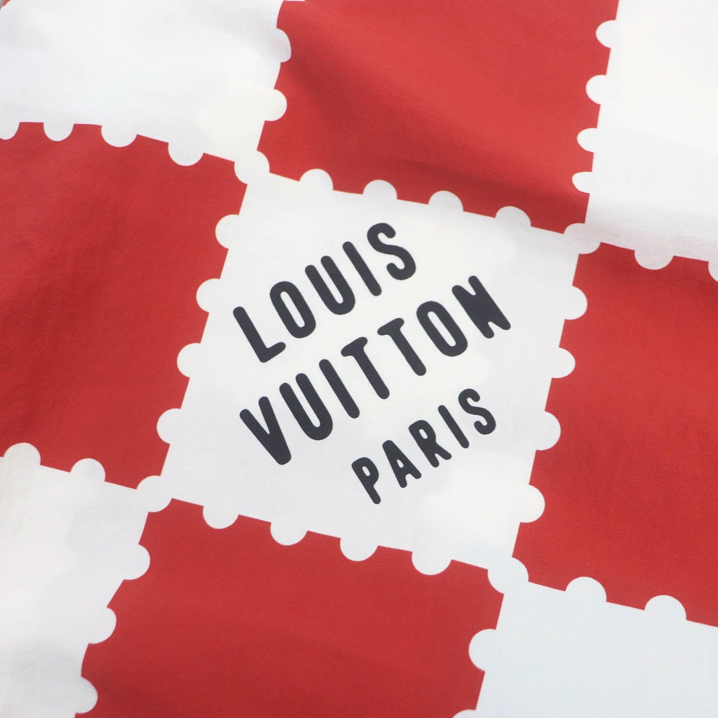 LOUIS VUITTON Blouson Main: 100% nylon White red NIGO mens 50