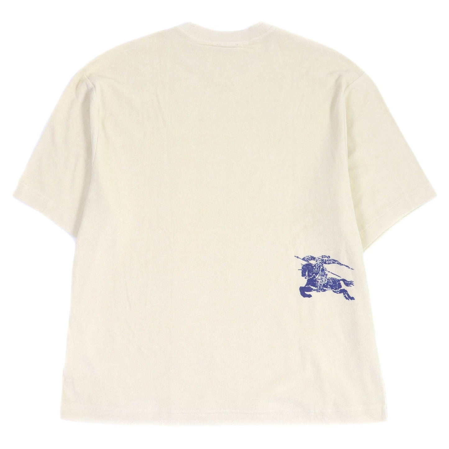 BURBERRY Short sleeve T-shirt 8081233 Main: 100% cotton, some parts: 98% cotton, some parts: 2% elastane Ivory mens L