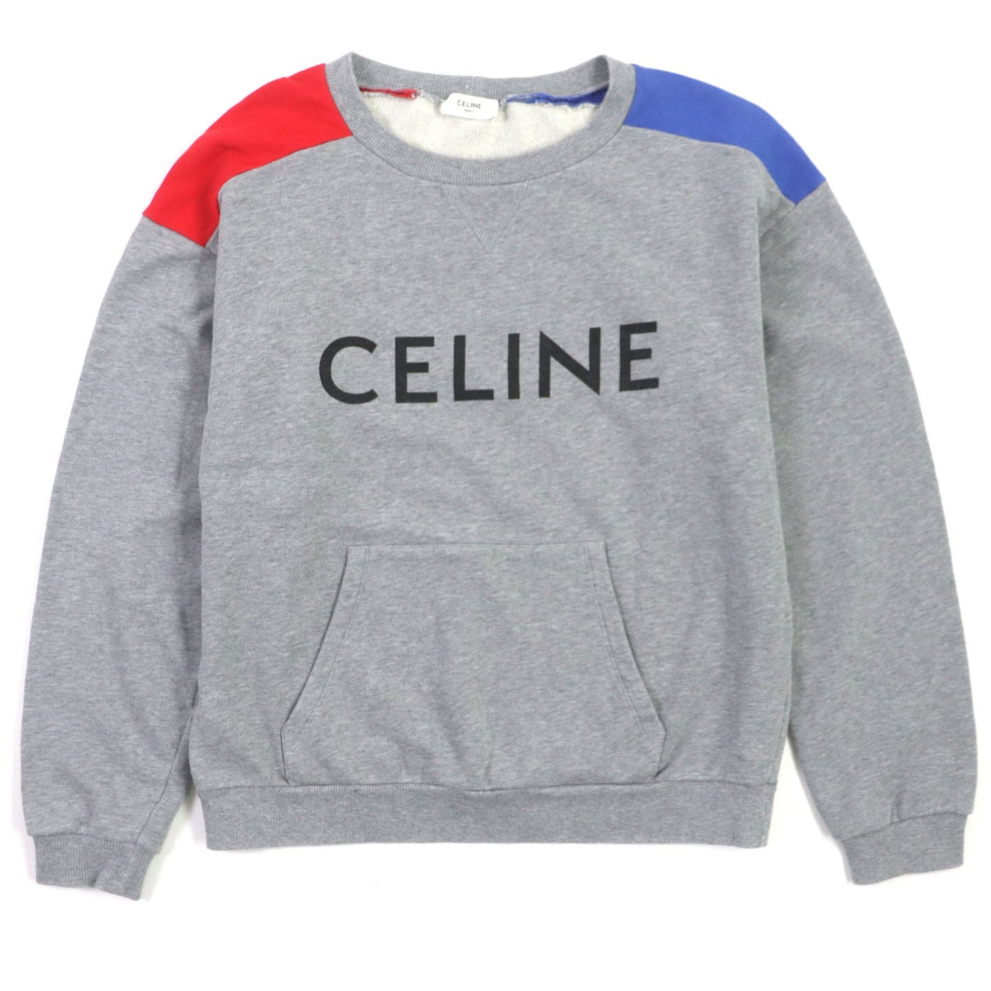 CELINE pullover 2Y819670Q Main: 100% cotton Grey Red Blue mens S