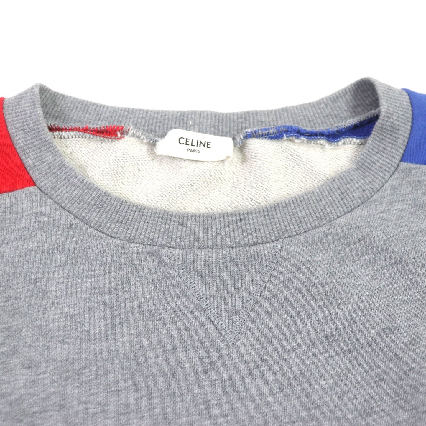 CELINE pullover 2Y819670Q Main: 100% cotton Grey Red Blue mens S