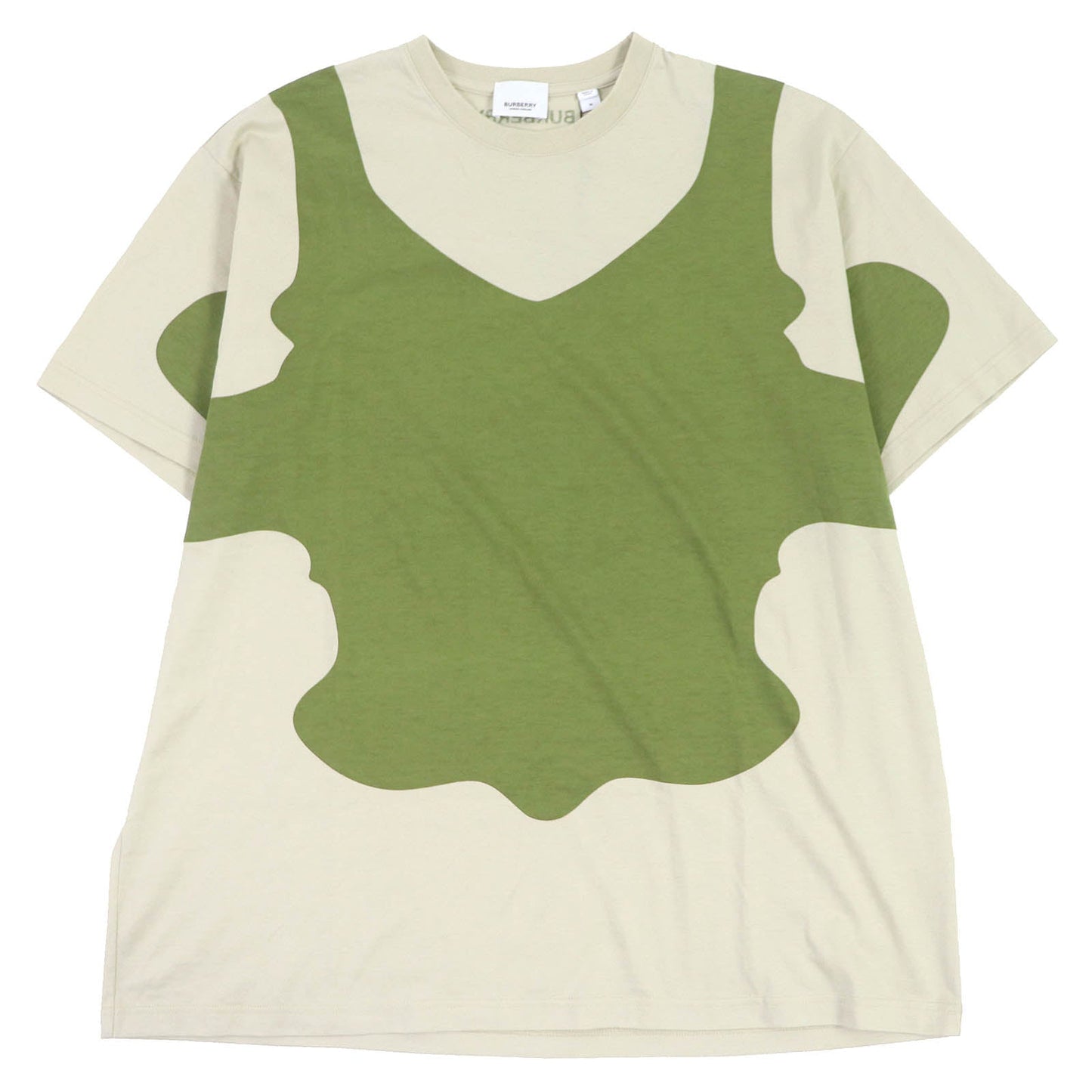 BURBERRY Short sleeve T-shirt 8052169 Main: 100% cotton, some parts: 98% cotton, some parts: 2% elastane Khaki type mens L