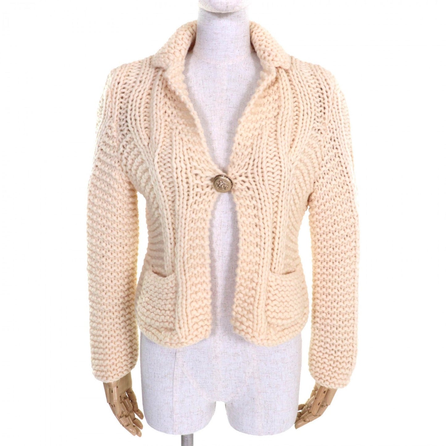 CHANEL Jacket 03A P21594 wool Ivory 38