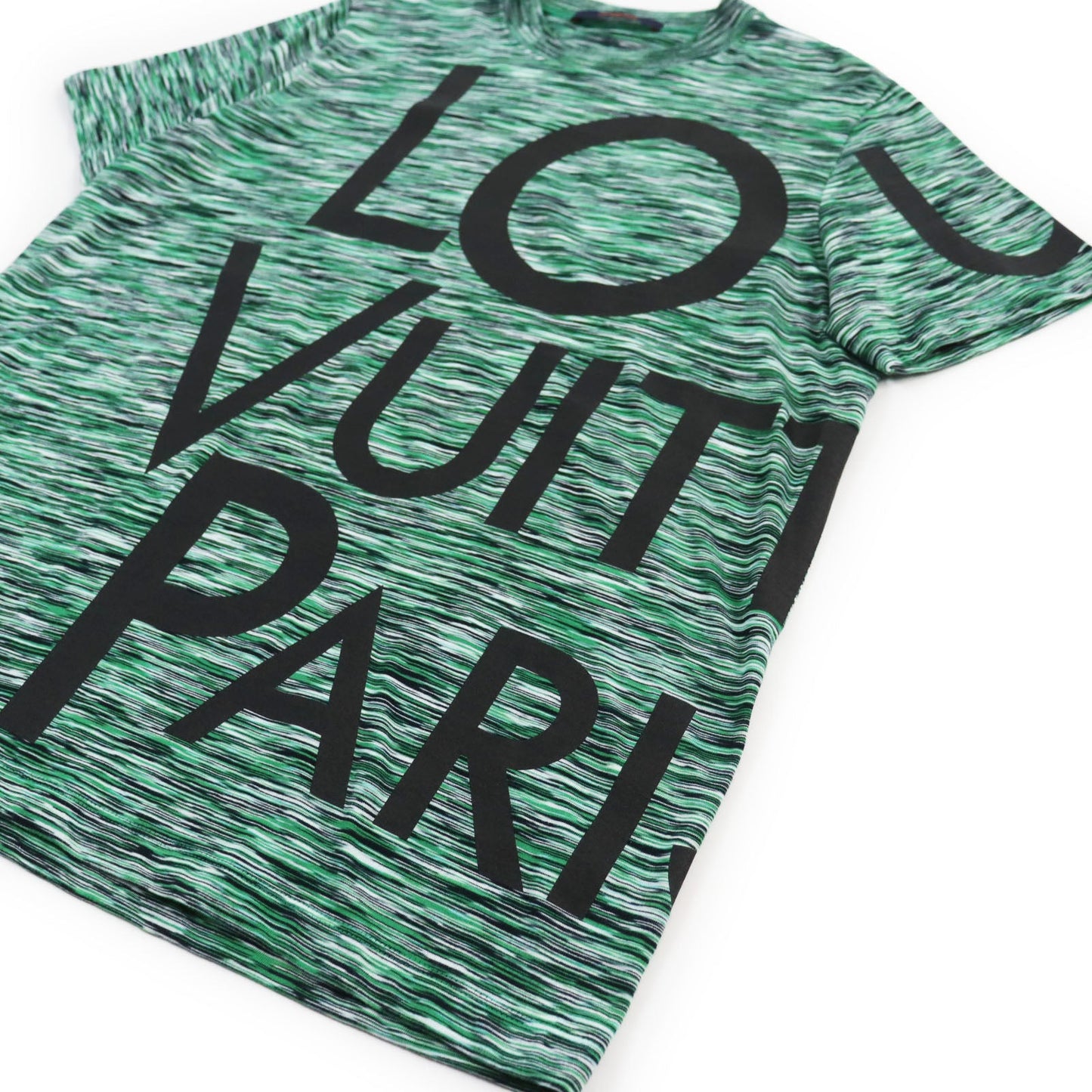 LOUIS VUITTON Short sleeve T-shirt HGY12W Main: 100% cotton green mens S