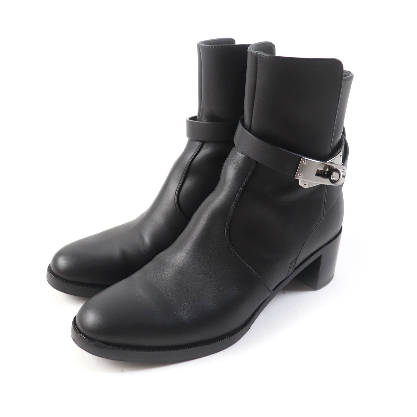 HERMES short boots Main: Leather black Saint Germain Women 36