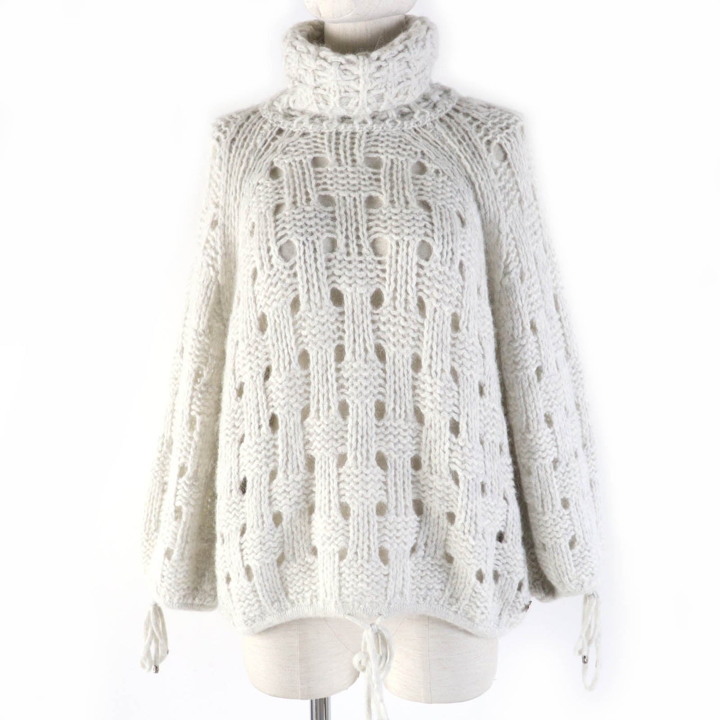CHANEL knit P70959K10142 Main: 50% alpaca, Main: 47% polyamide, Main: 3% wool Ivory Women 34