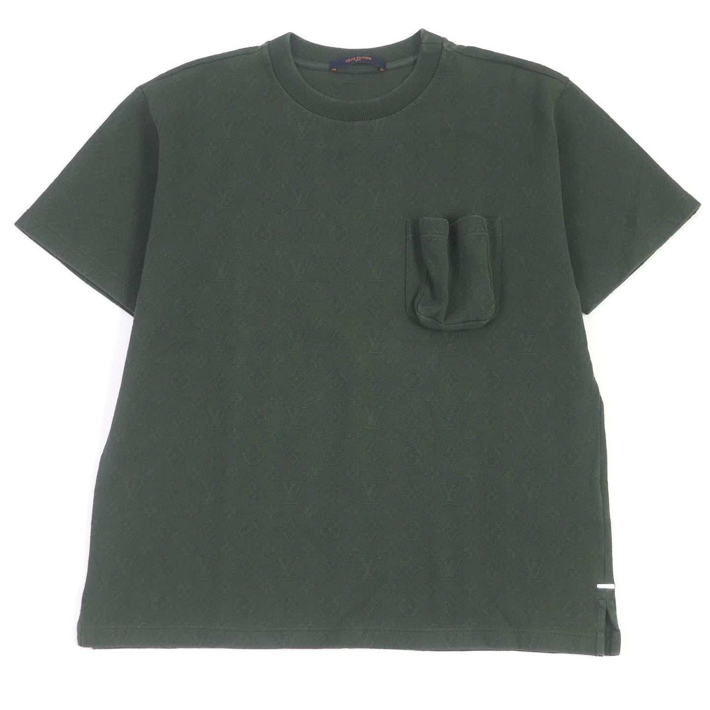 LOUIS VUITTON Short sleeve T-shirt HIY49W Main: 100% cotton green mens L