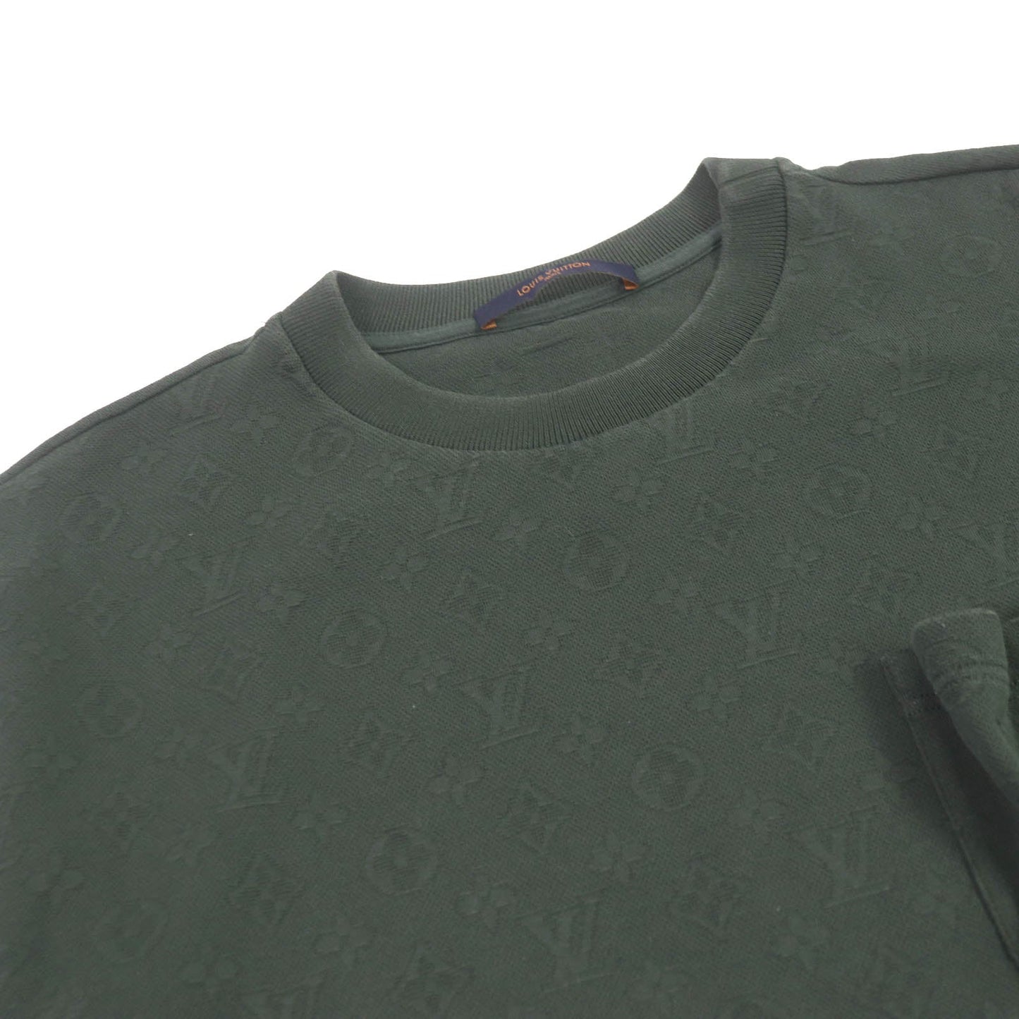 LOUIS VUITTON Short sleeve T-shirt HIY49W Main: 100% cotton green mens L