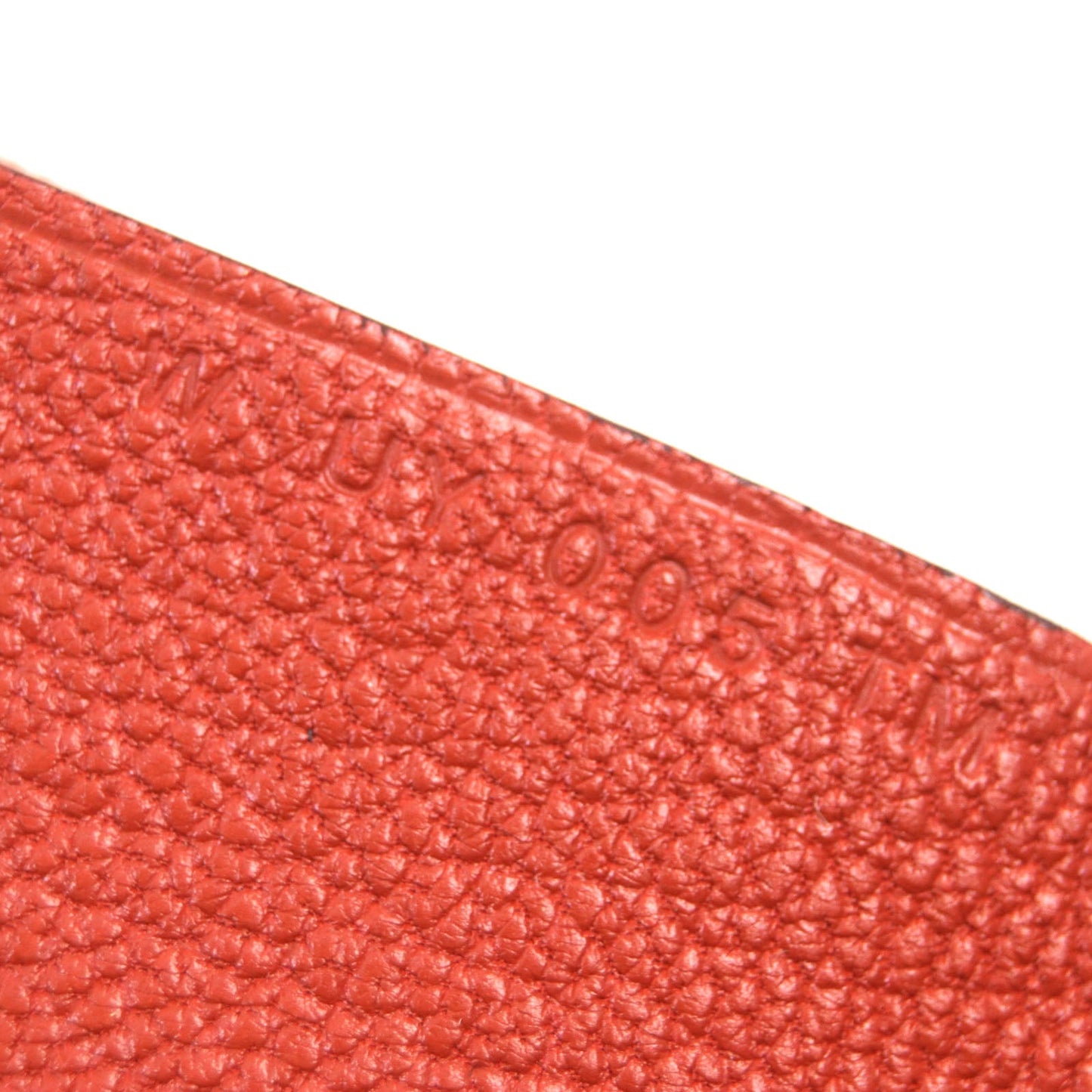 HERMES Coin case Main: Chevre Mysole Orange Calvi duo mens