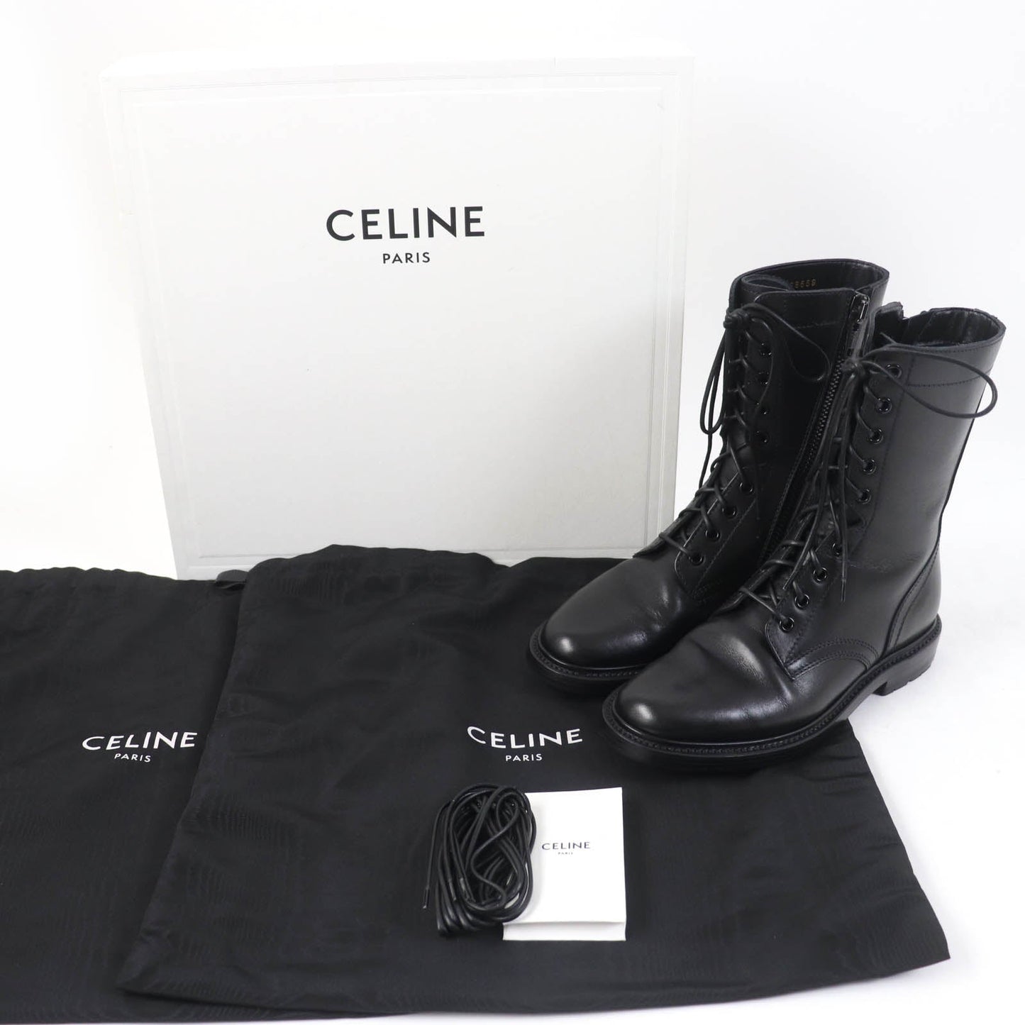 CELINE short boots RA01 Main: Leather black Women 36