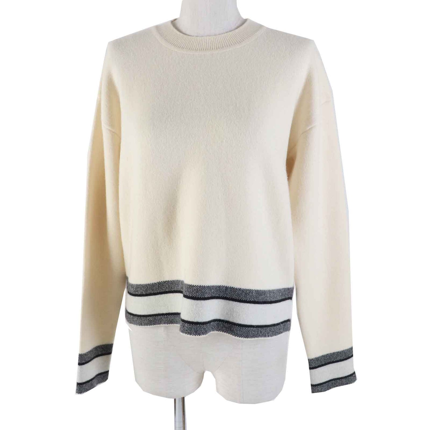 Christian Dior knit 014S55AM042 Main: 98% cashmere, Main: 1% nylon, Main: 1% polyurethane Ivory black Women 38