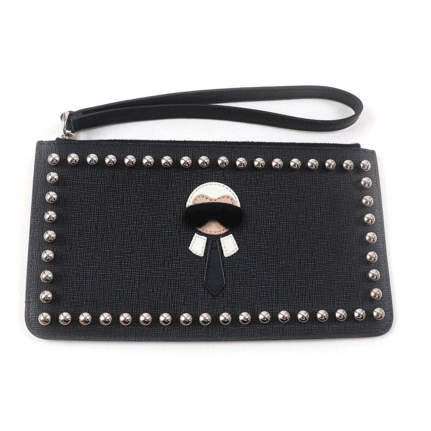 FENDI Pouch 8M0341 Main: Leather black Karito Women