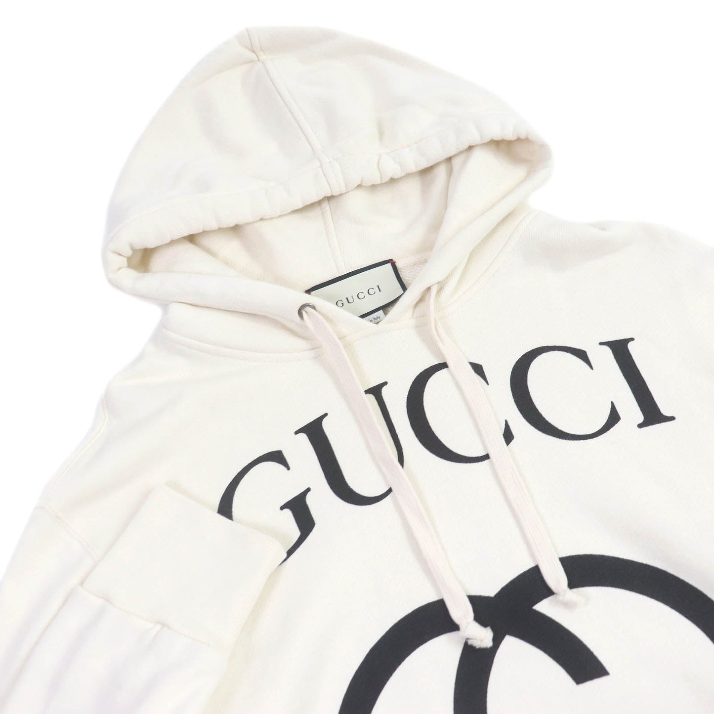 GUCCI Hoodie 475374 Main: 100% cotton Ivory mens XS