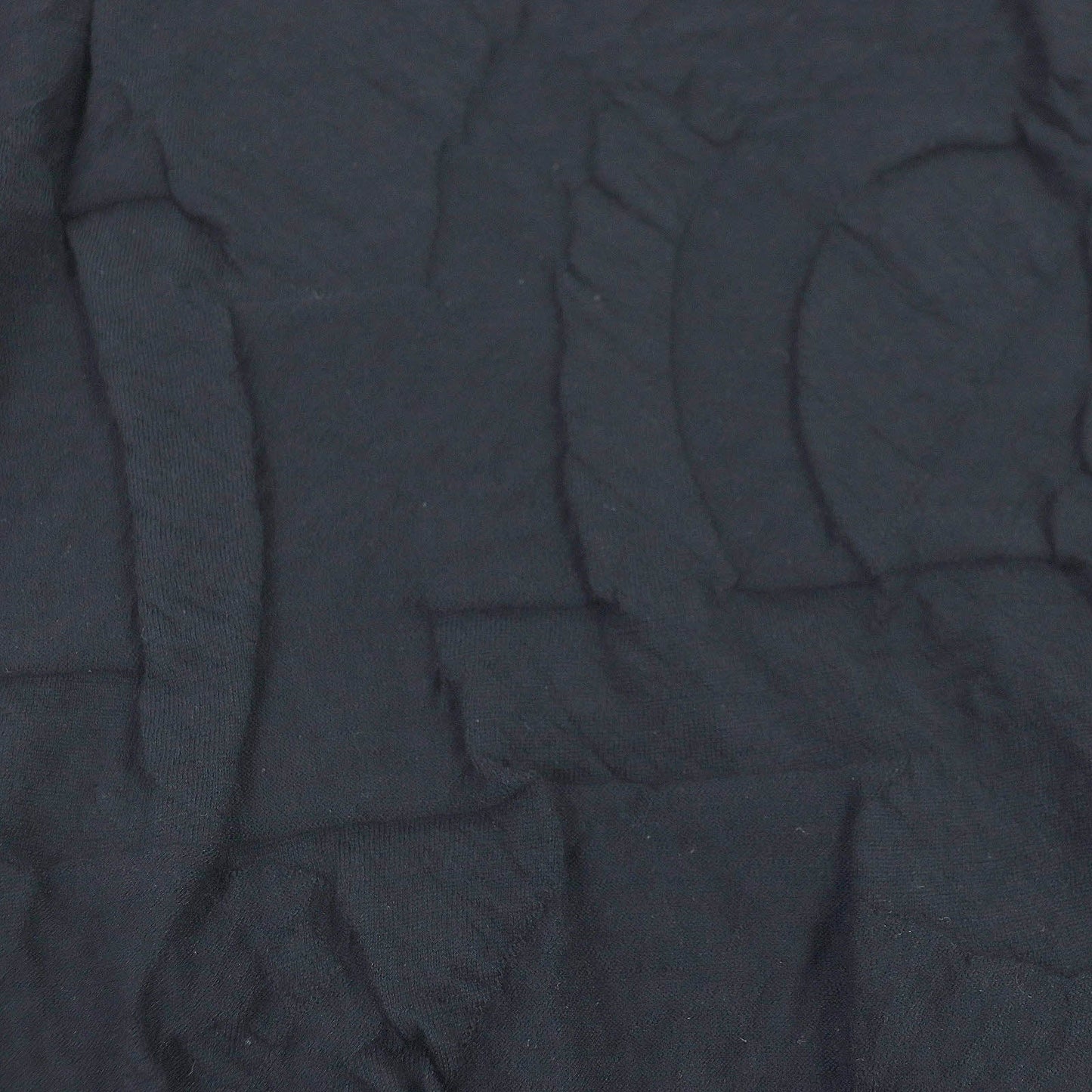 HERMES Short sleeve knit Main: 100% wool Navy Jeu de points harnais mens S