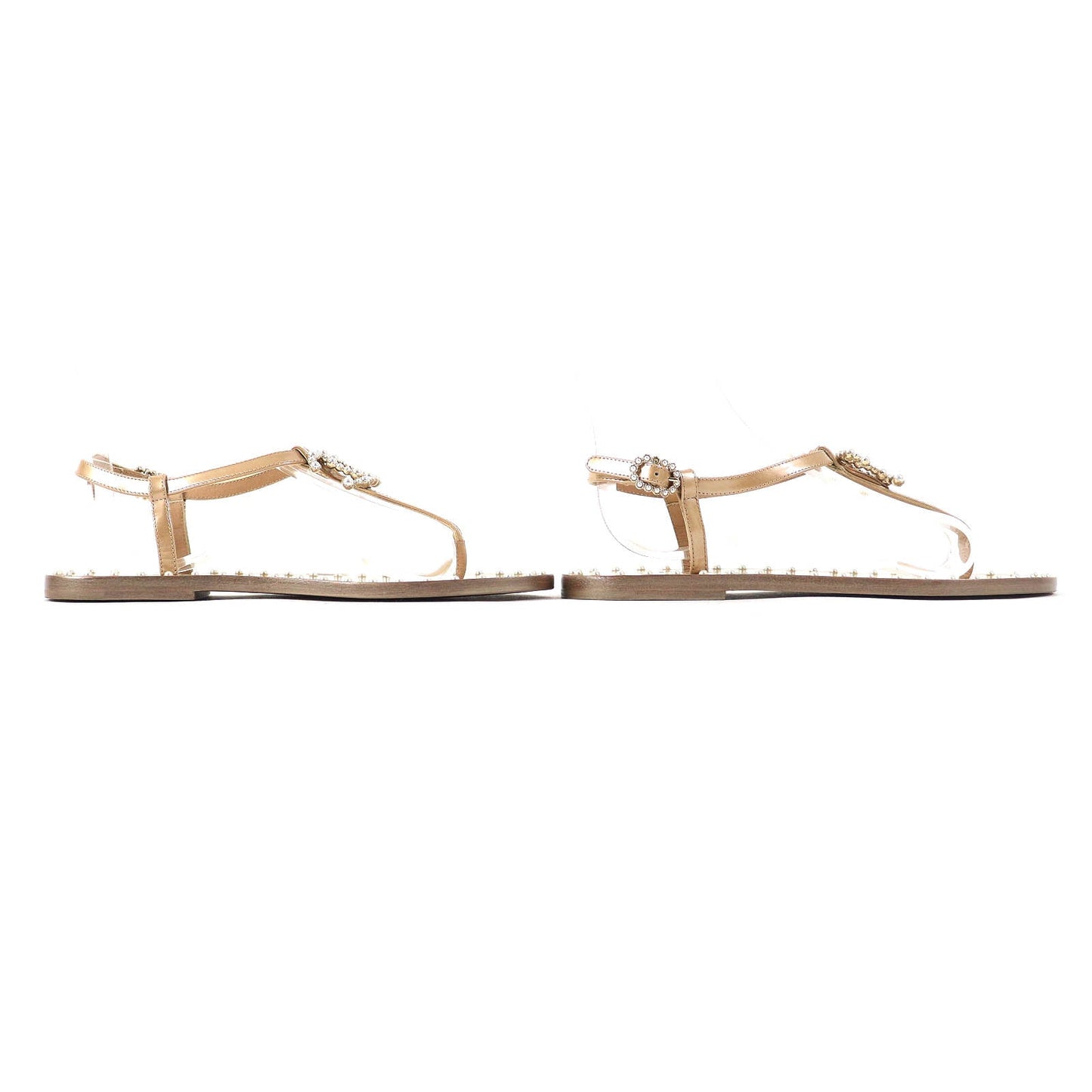 CHANEL Sandals 17P G32551 Main: Calf leather beige Women 35