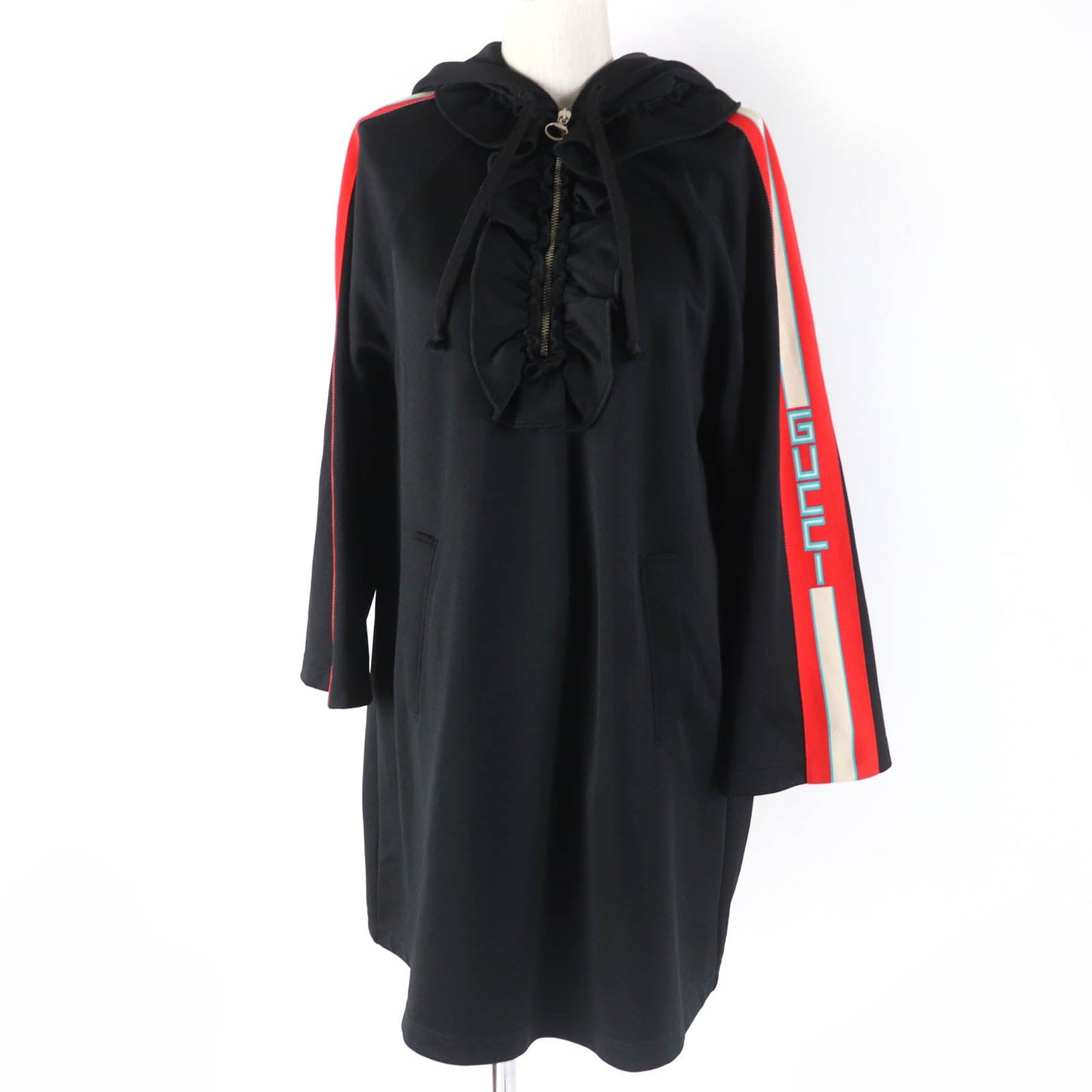 GUCCI one piece 502280 Main: 55% polyester, Main: 45% cotton, Part: 100% nylon black Women XS