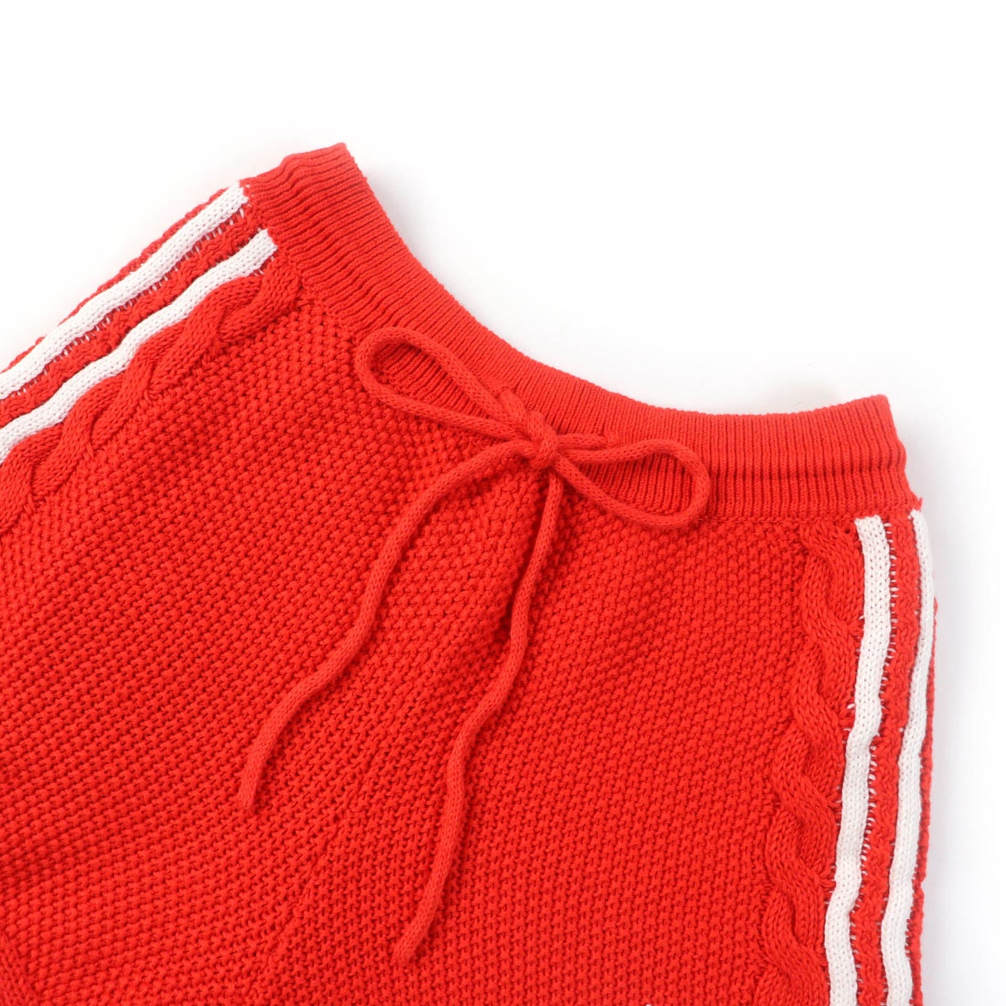 GUCCI Shorts 693835 Main: 66% linen, Main: 34% cotton, Part: 65% linen, Part: 31% cotton, Part: 3% nylon Orange white Women M