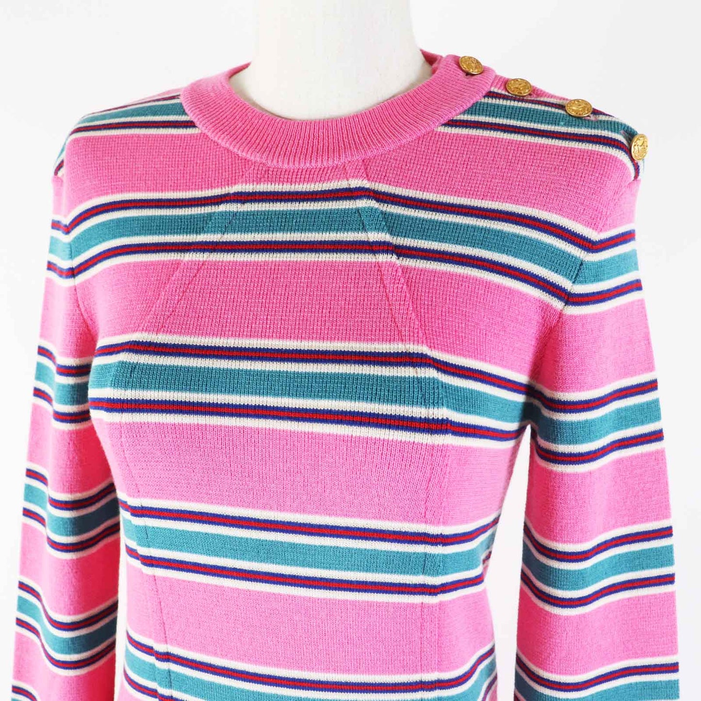 LOUIS VUITTON one piece Main: 100% wool Pink multi Women M