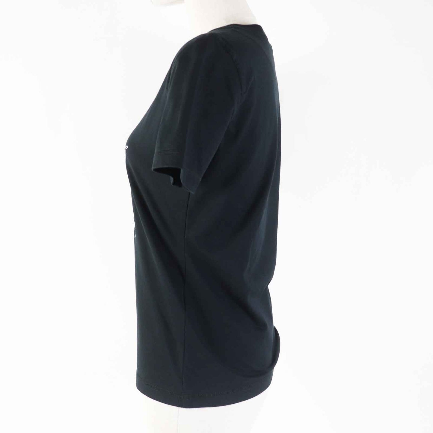 HERMES Short sleeve T-shirt 3H4611DL Main: 100% cotton black Do Re Boucles Women 34