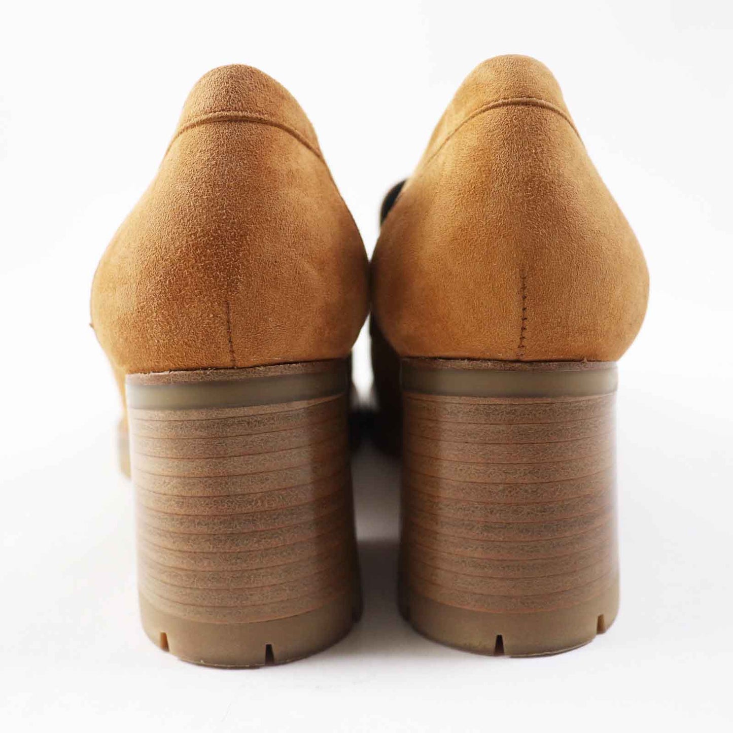 HERMES pumps 222061 Main: Suede leather Camel Women 36