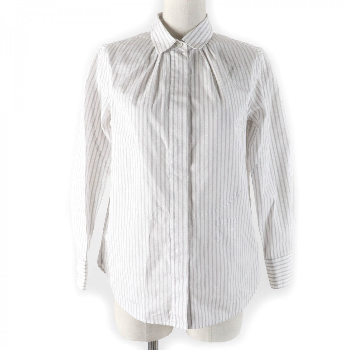 LOUIS VUITTON Long sleeve shirt Main: 100% cotton Light brown type Women 36