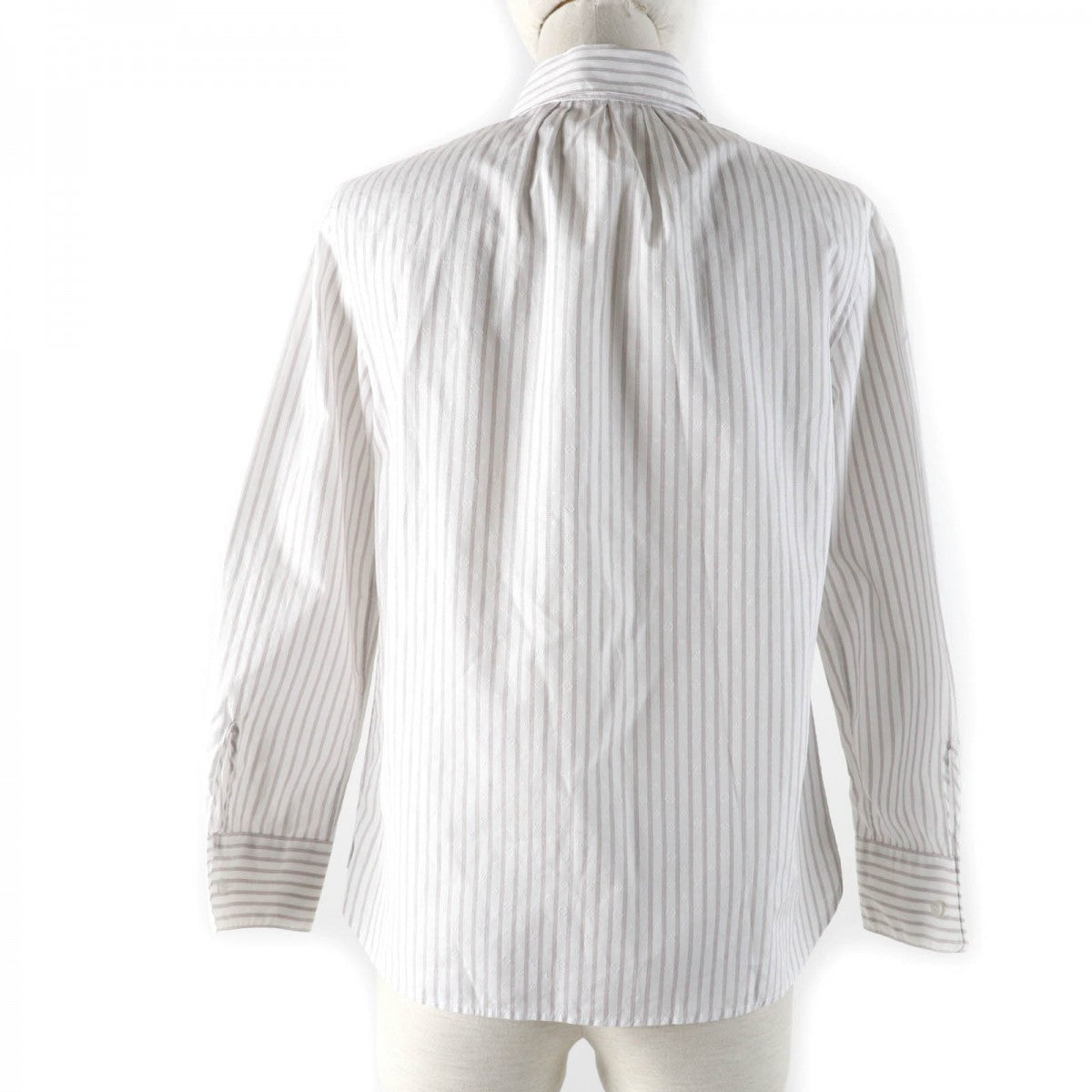 LOUIS VUITTON Long sleeve shirt Main: 100% cotton Light brown type Women 36