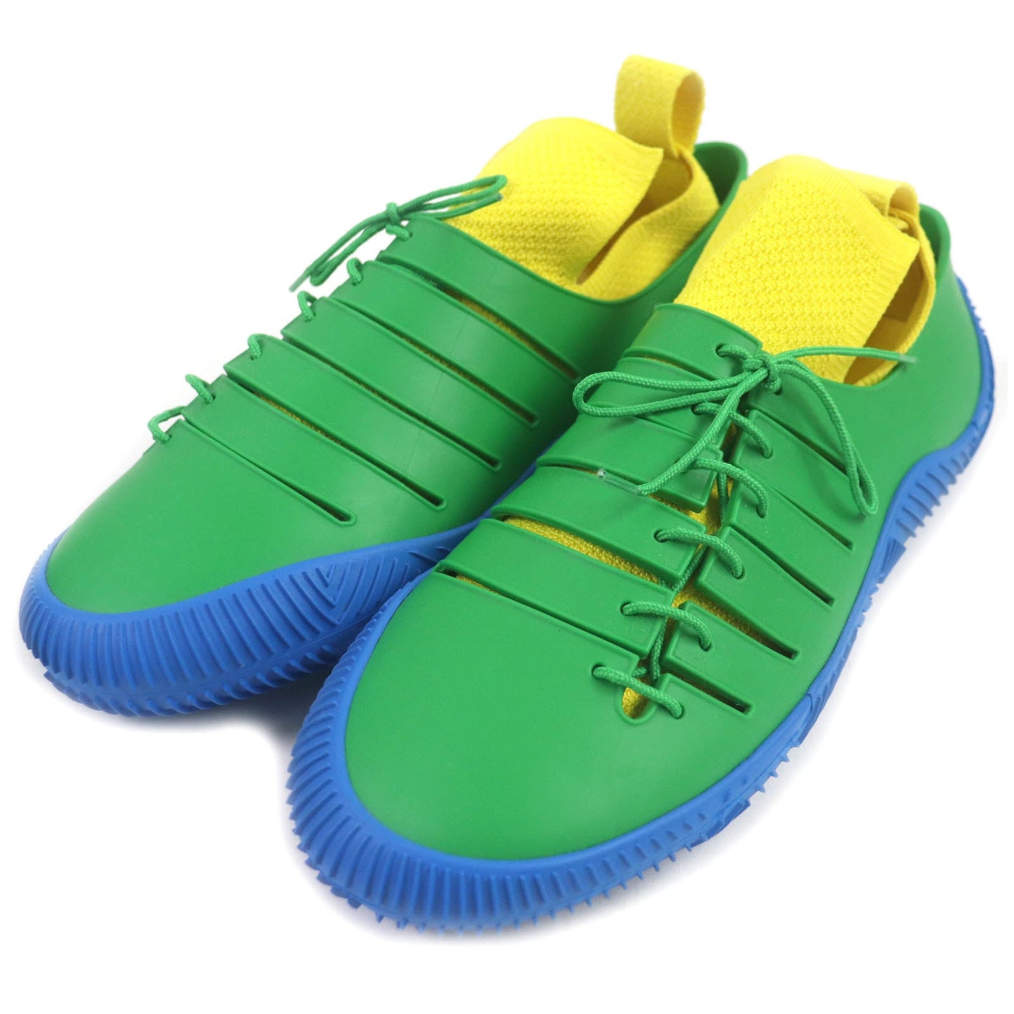BOTTEGAVENETA Low cut sneakers Main: Rubber Green blue yellow CLIMBER SNEAKER mens 48