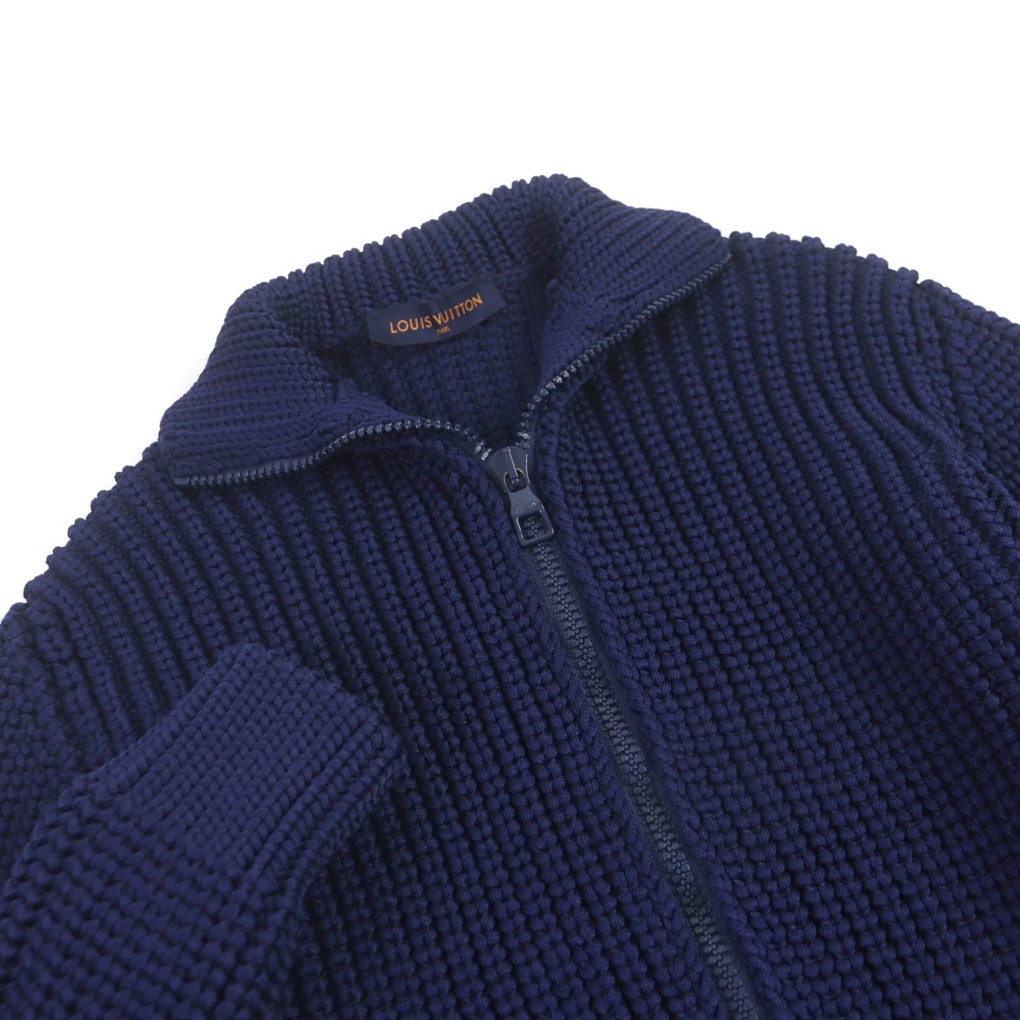 LOUIS VUITTON knit 1A89YK Main: 100% polyester Navy mens XS