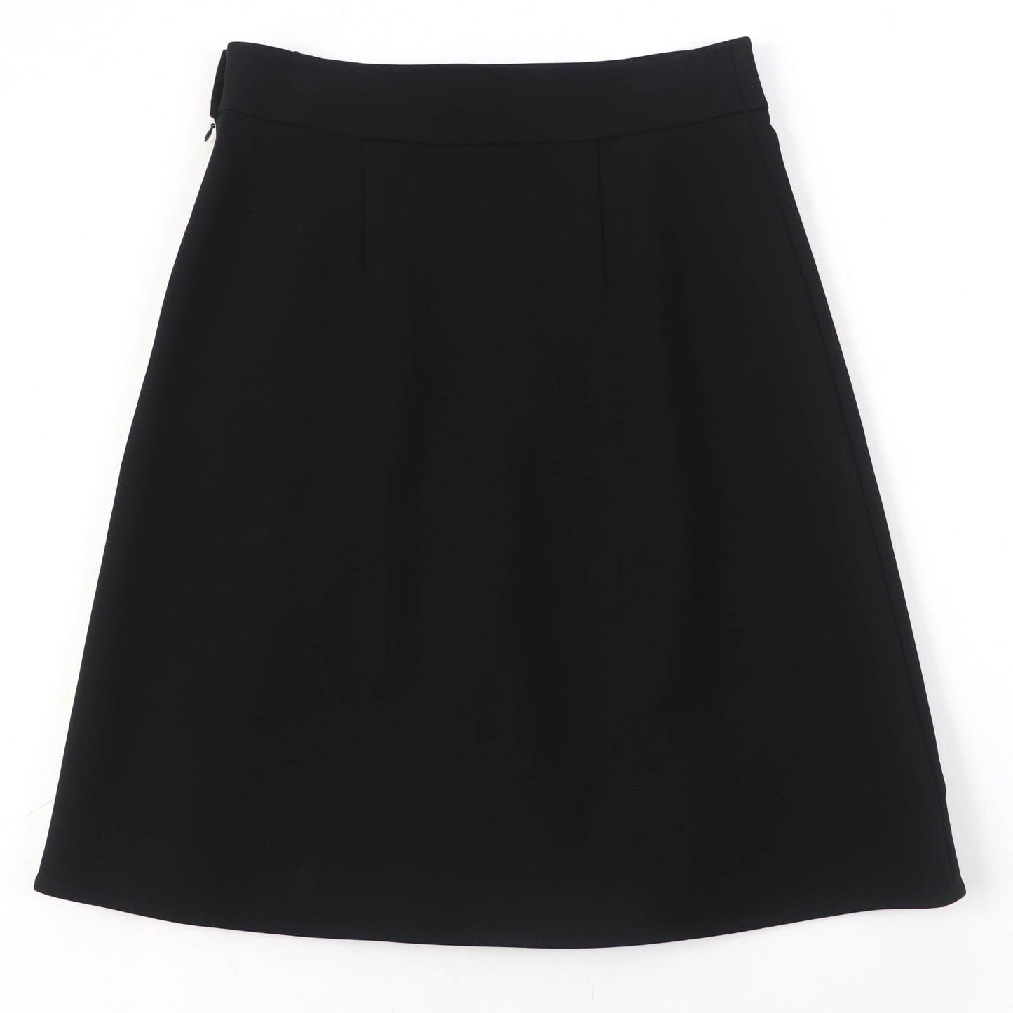 HERMES flare skirt 3E0315DJ Main: 93% rayon, Main: 7% polyurethane, Part: 65% rayon, Part: 35% silk black Women 42