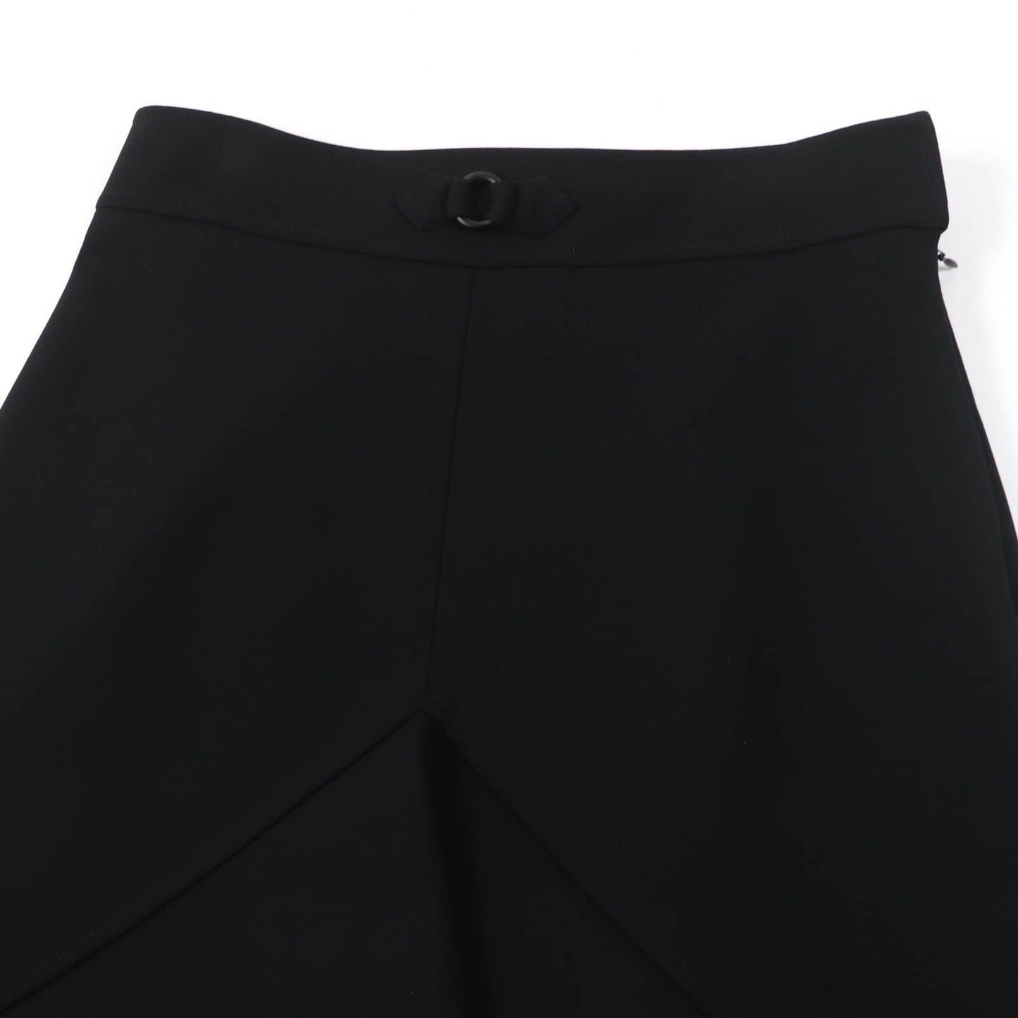 HERMES flare skirt 3E0315DJ Main: 93% rayon, Main: 7% polyurethane, Part: 65% rayon, Part: 35% silk black Women 42