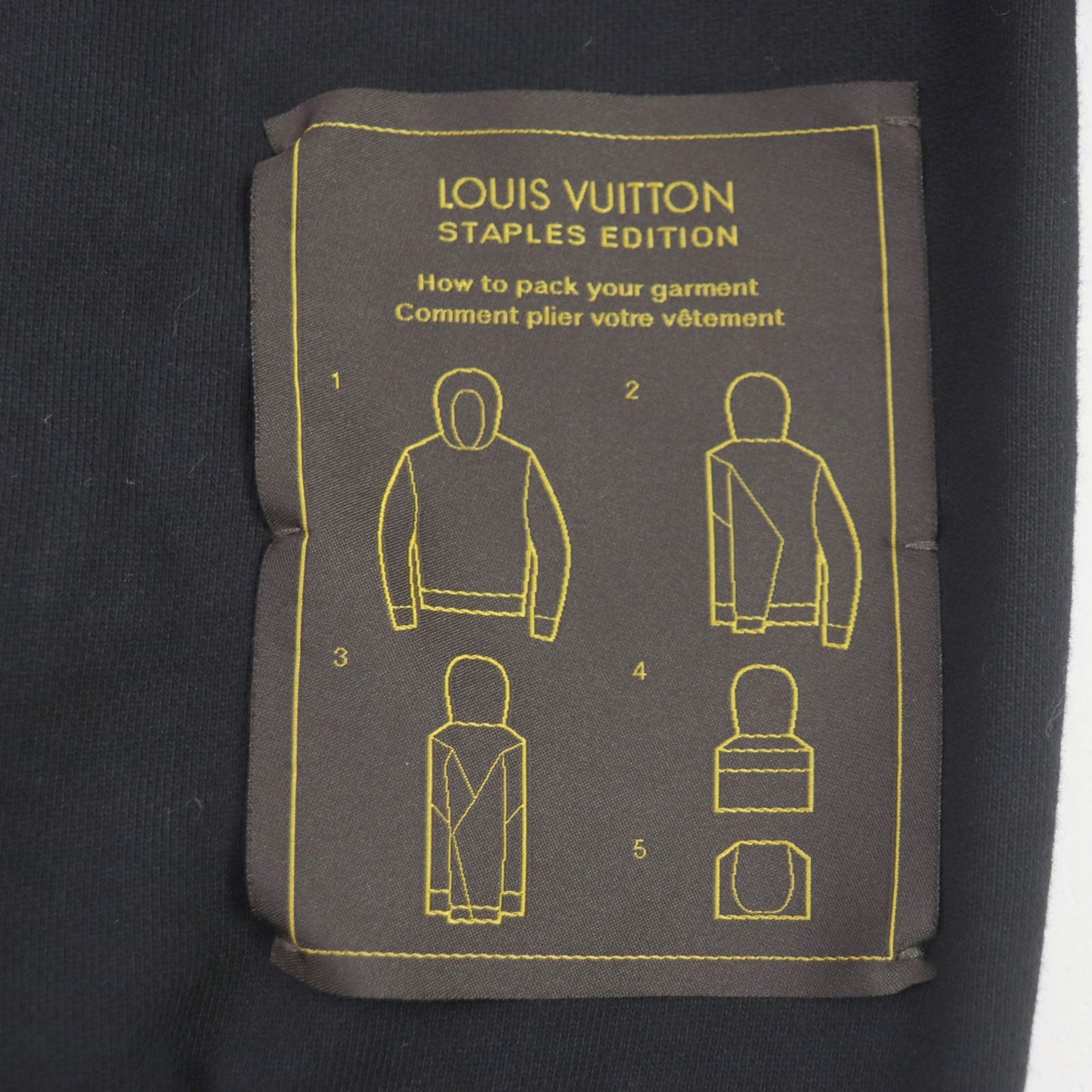 LOUIS VUITTON Hoodie Main: 100% cotton black mens M