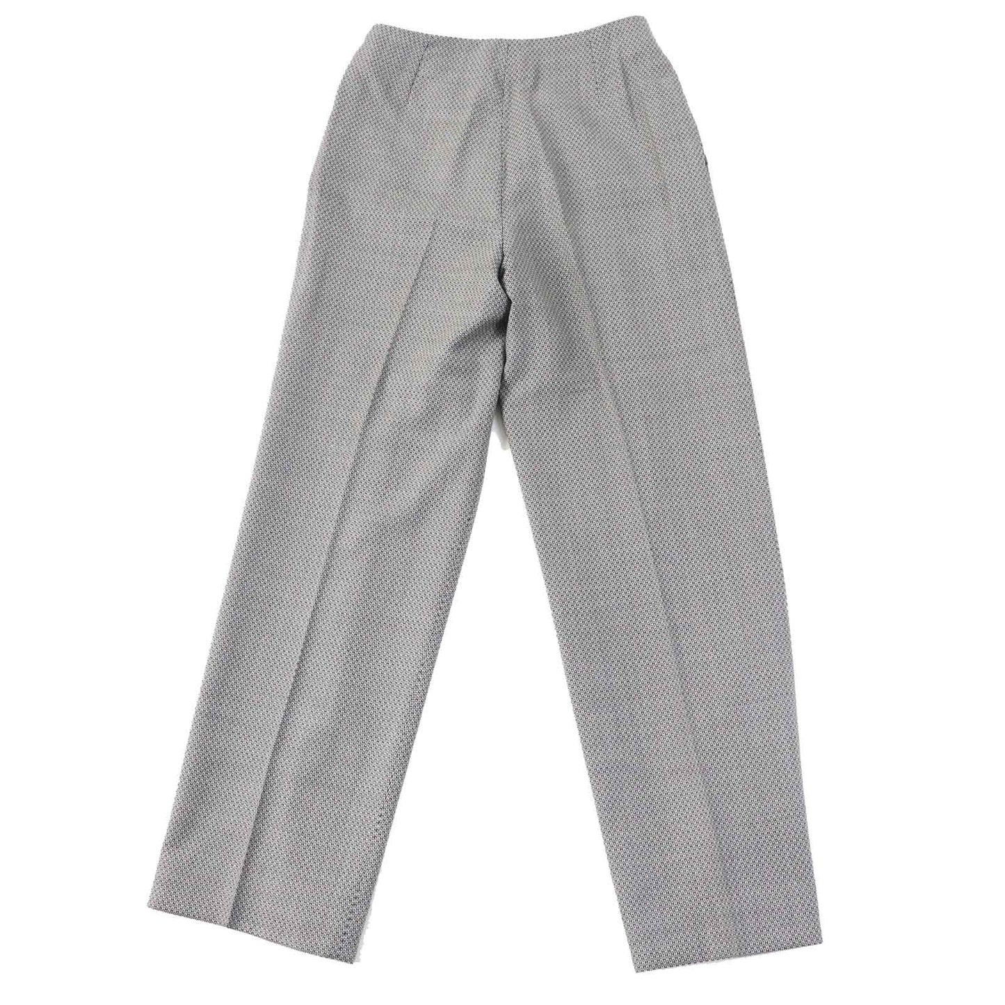 HERMES Pants Outer: 90% wool, Outer: 10% silk, Lining: 100% silk Black Grey Margiela period Women 34