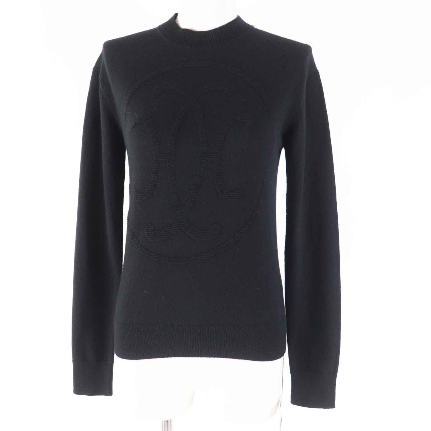 HERMES knit 3H2653D1 Main: 100% cashmere black Women 34